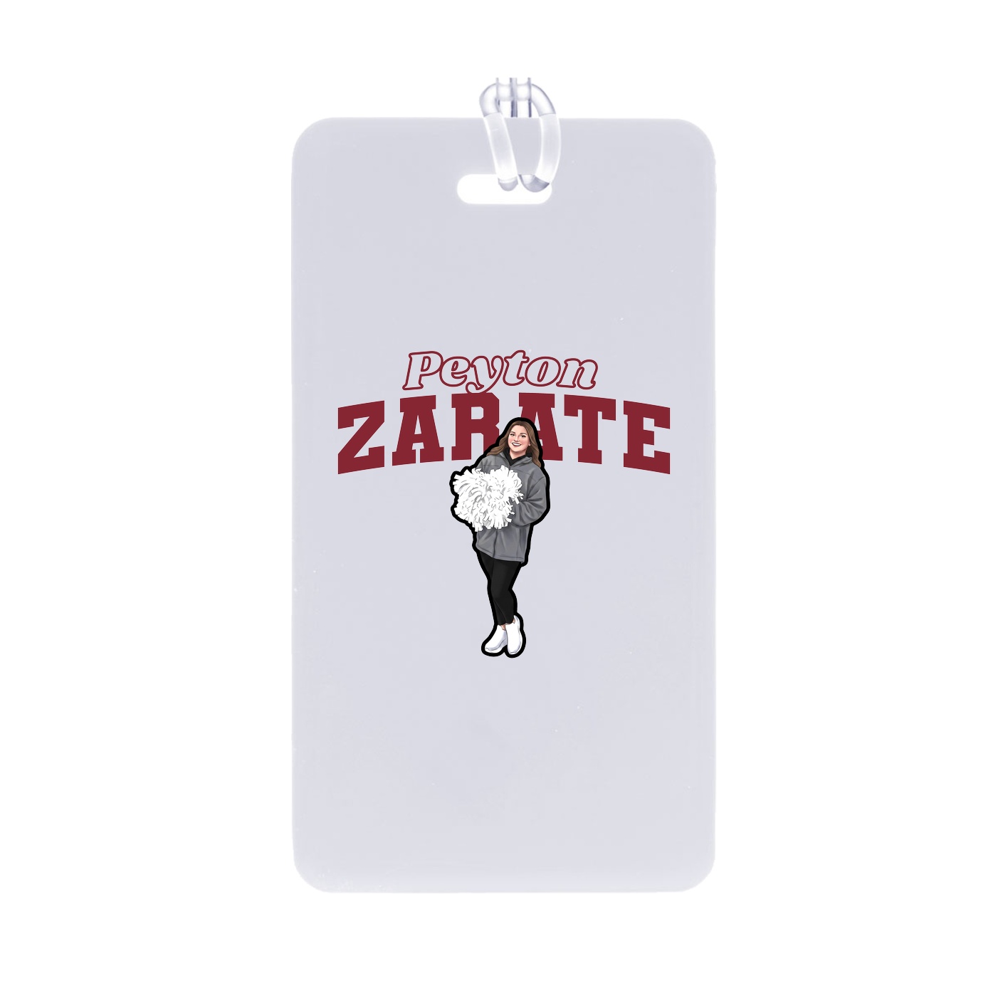 Bag Tag — Name Arch in Classic