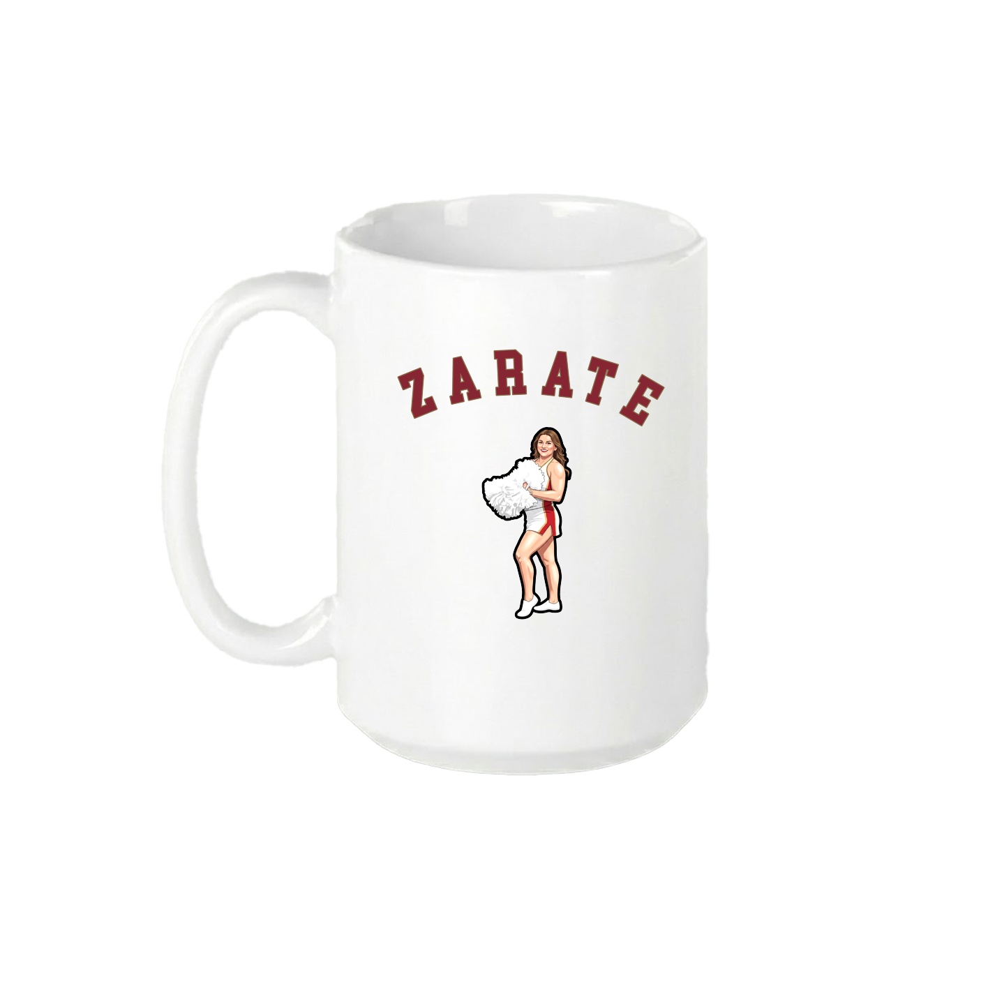 15oz Coffee Mug — Shirsey Arch in White