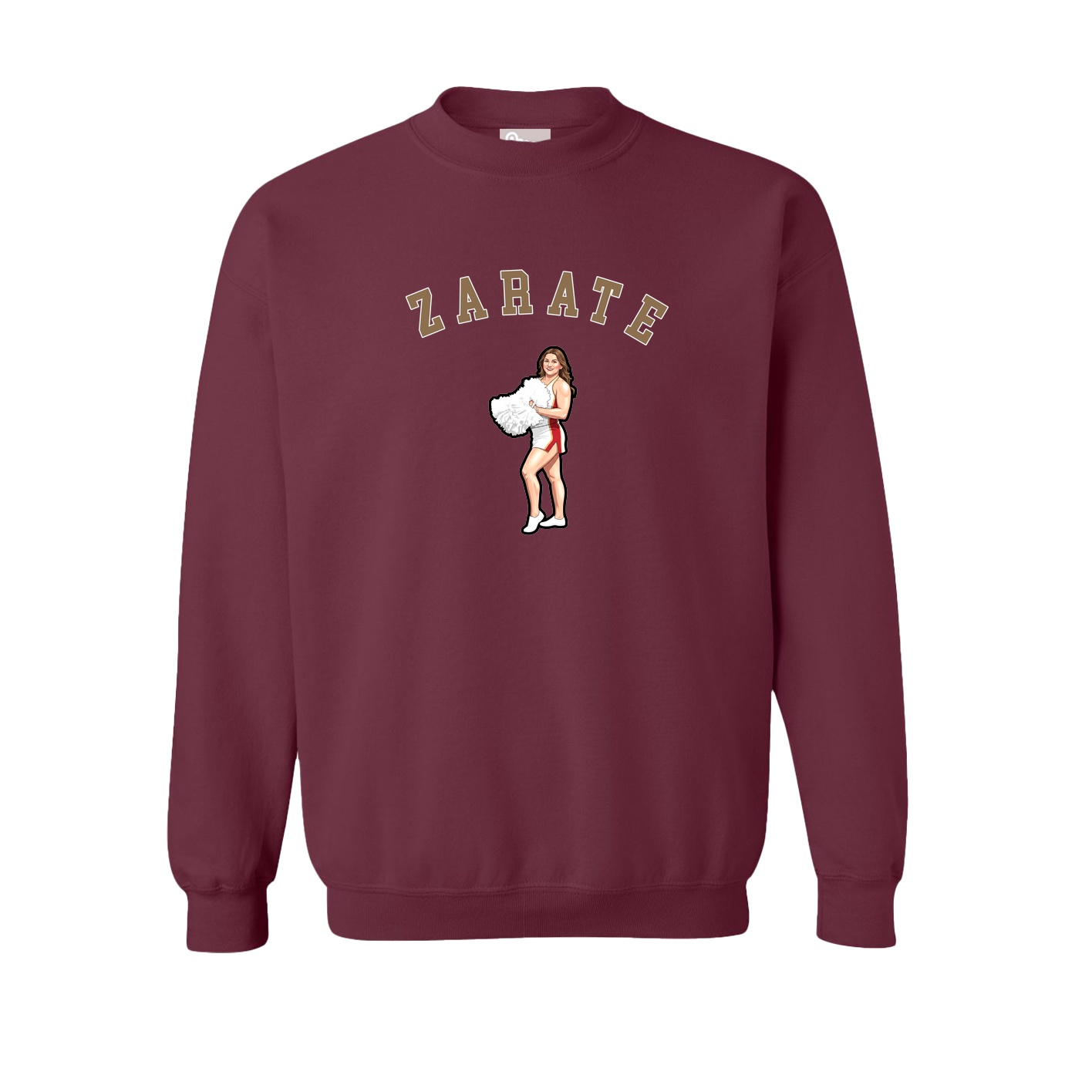 Fleece Crew — Shirsey Arch in Maroon