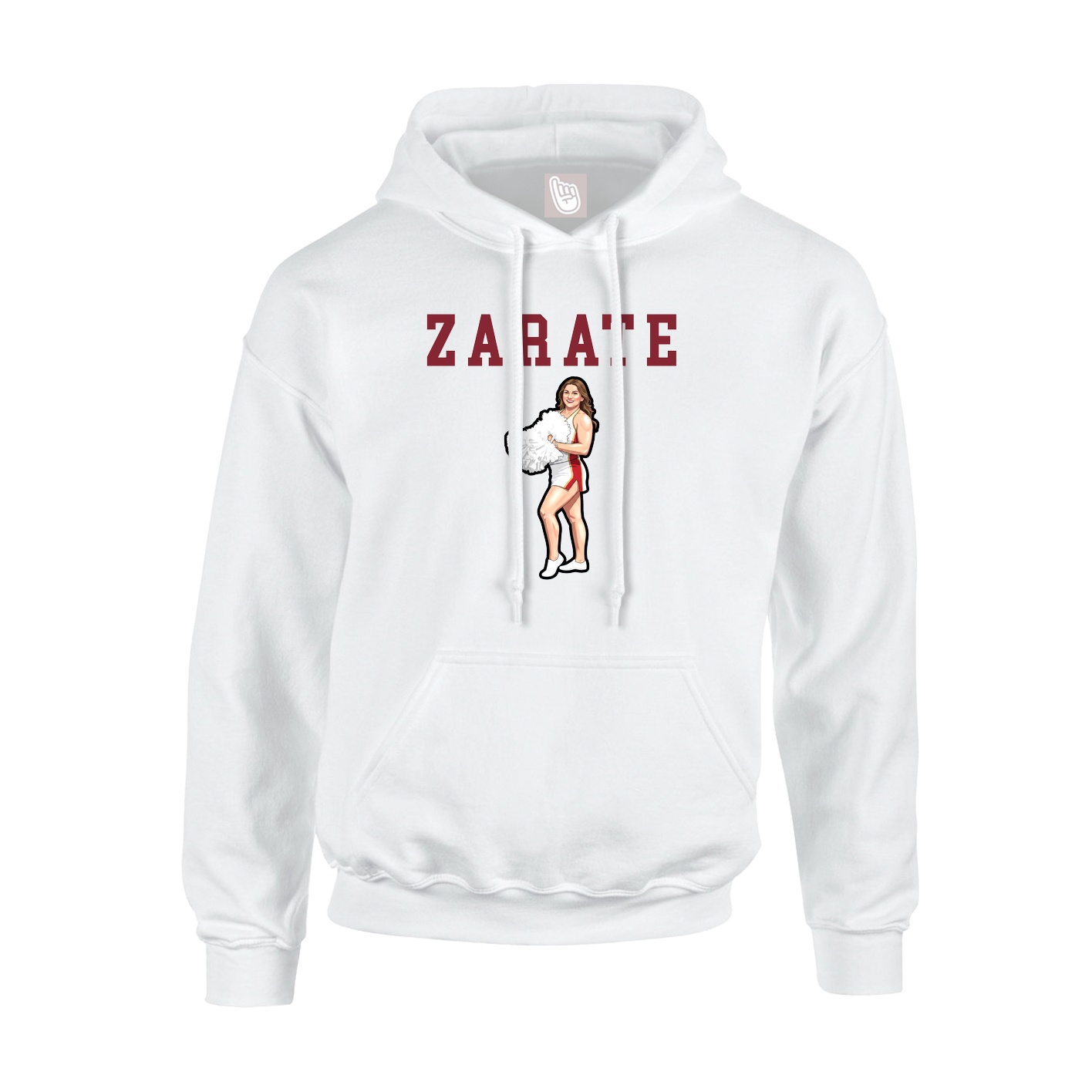 Hoodie — Shirsey in White