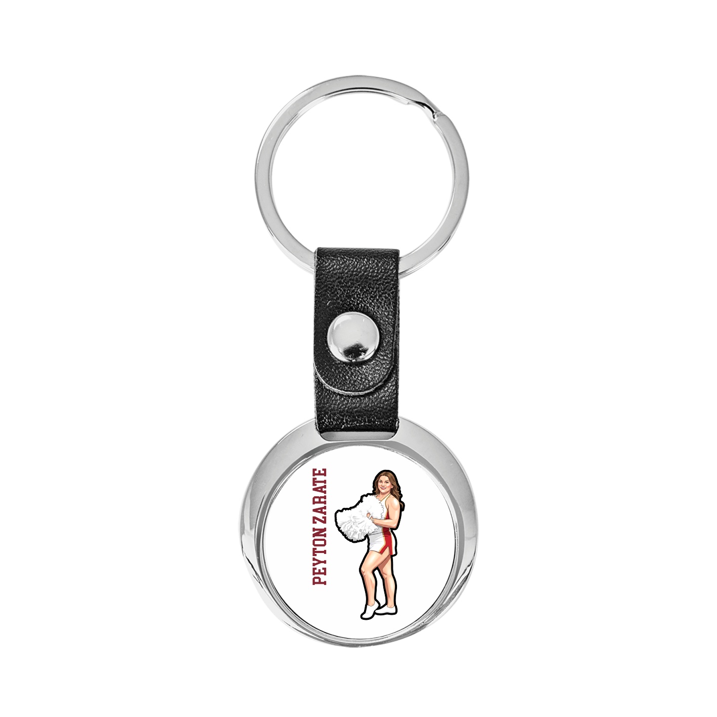 Key Chain — Name Vertical in Classic