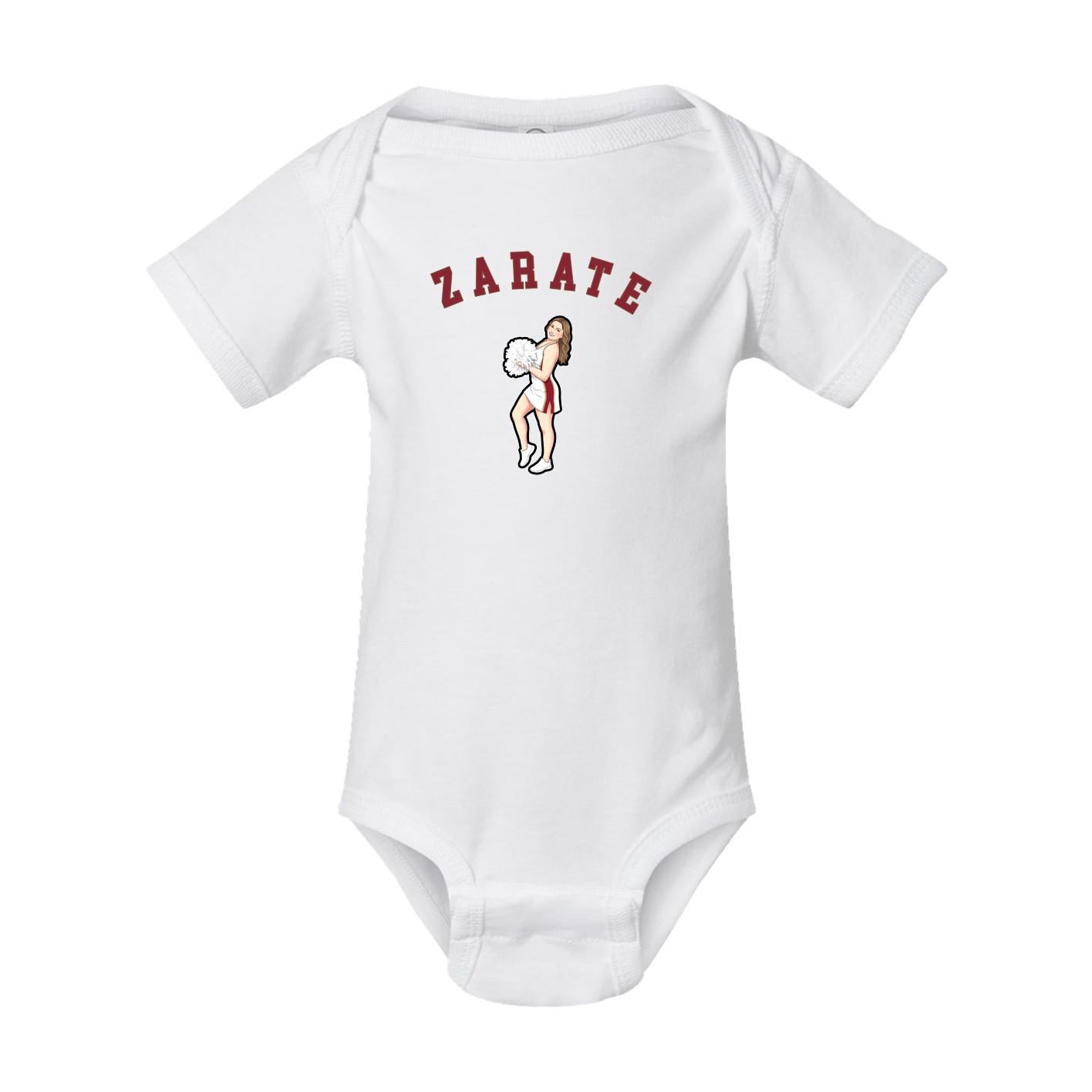 Baby Onesie — Shirsey Arch in White