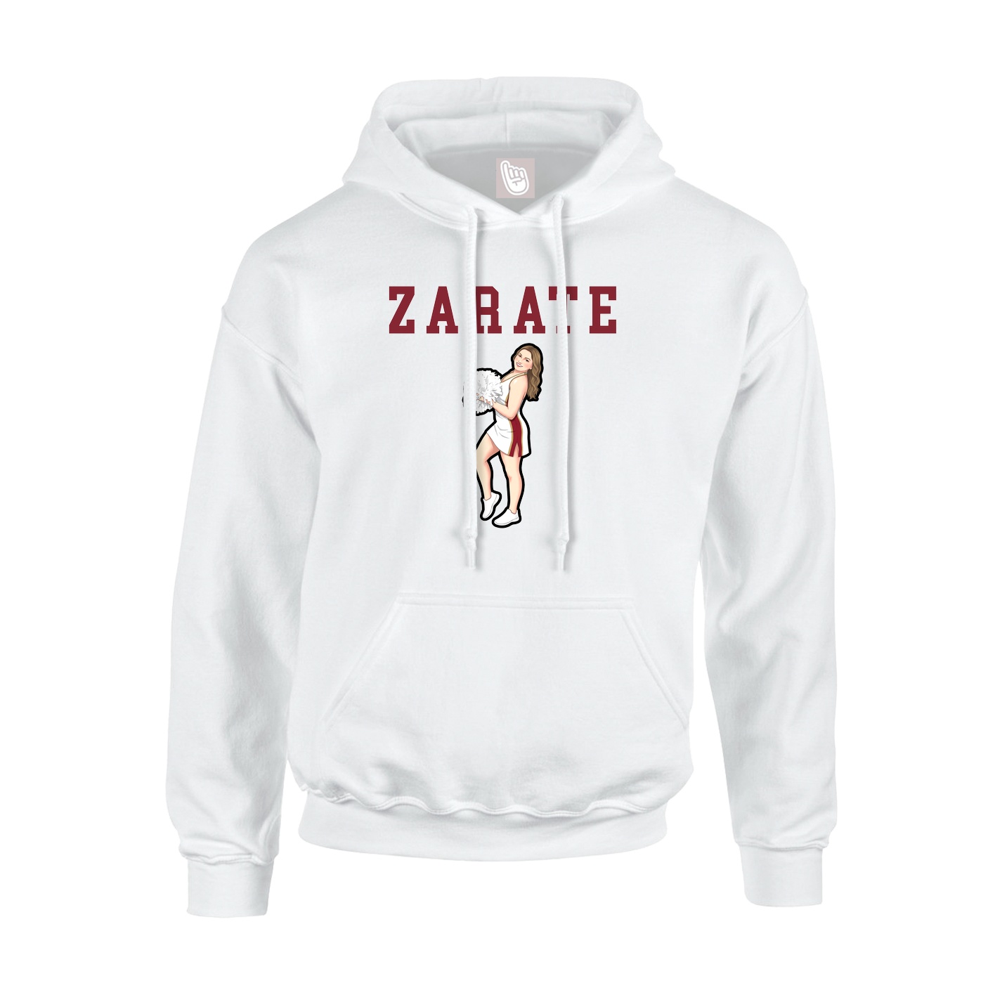 Youth Hoodie — Shirsey in White