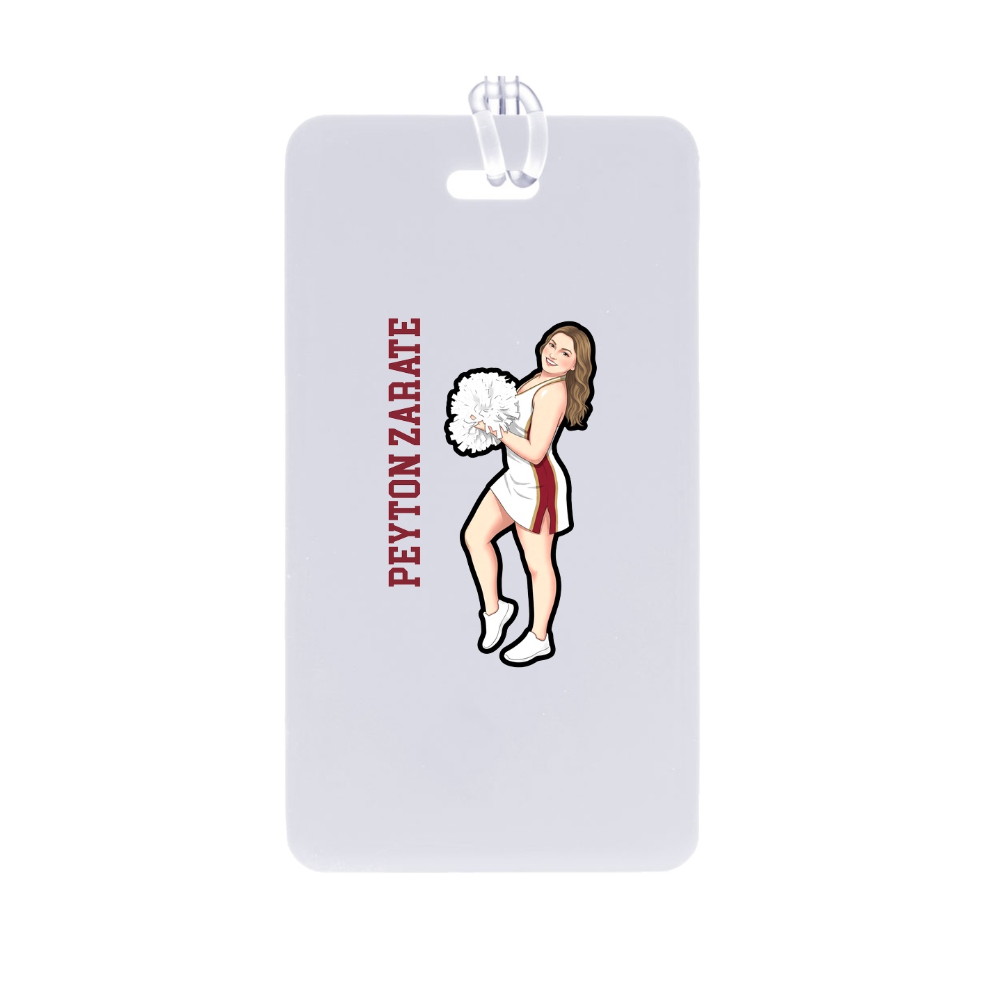 Bag Tag — Name Vertical in Classic