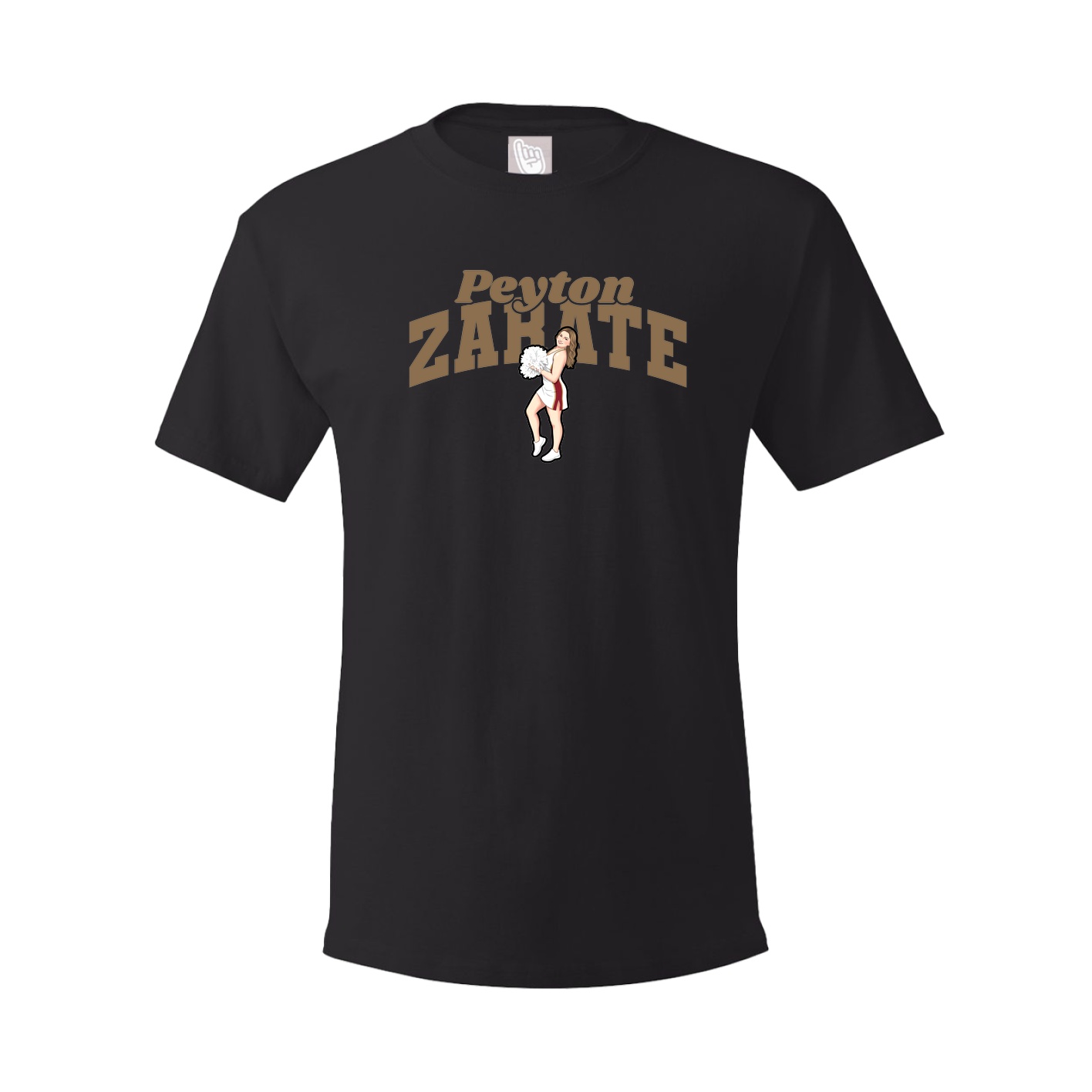 Youth Tee — Signature Arch in Black