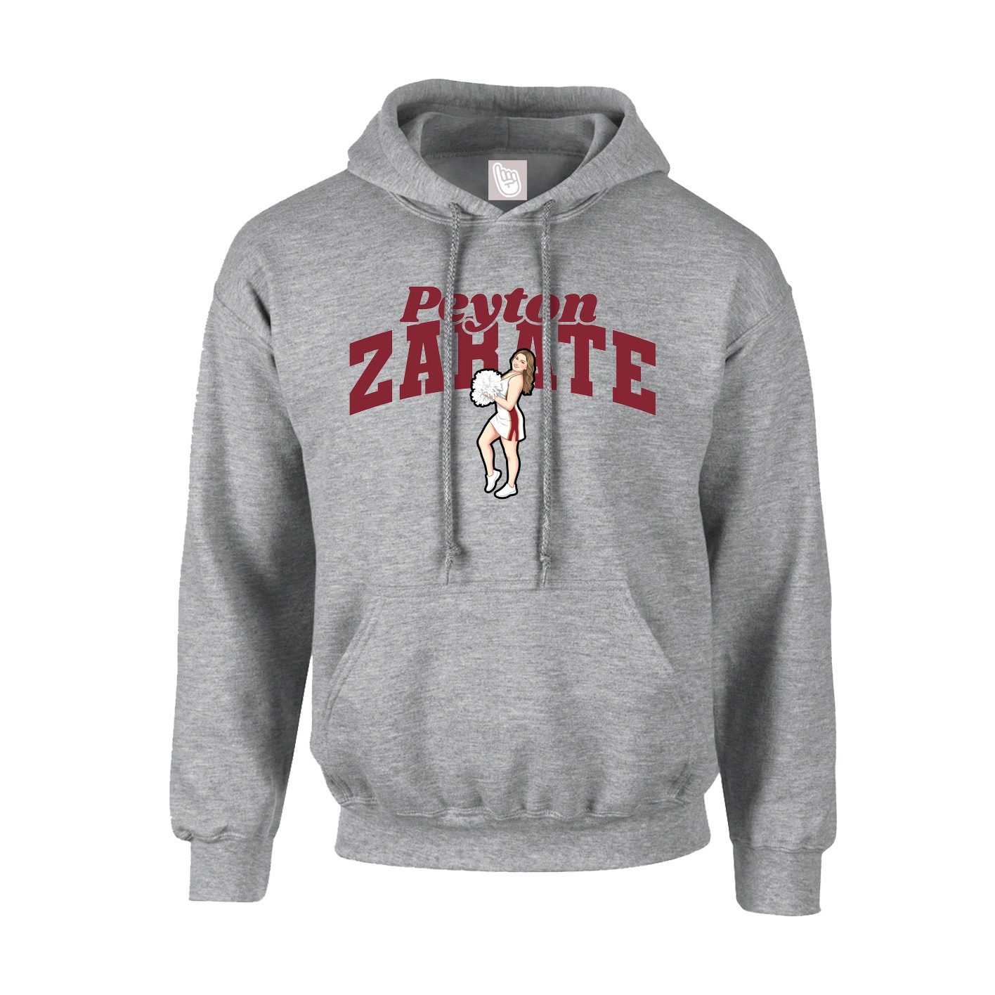 Hoodie — Signature Arch in Grey