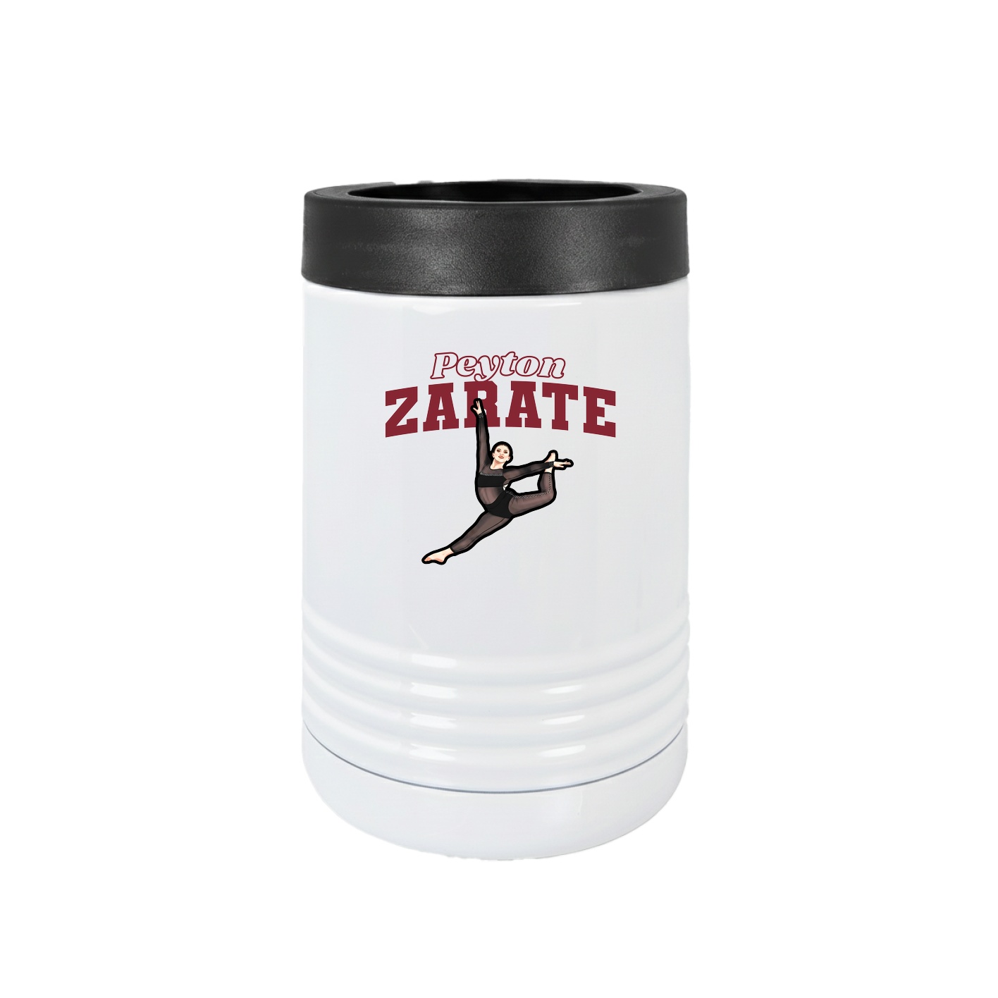 Beverage Holder — Name Arch in White