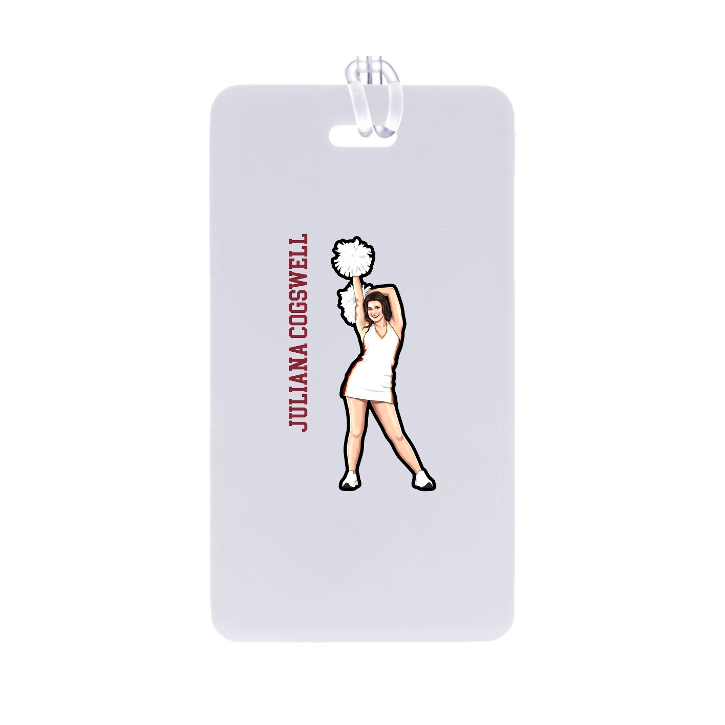 Bag Tag — Name Vertical in Classic