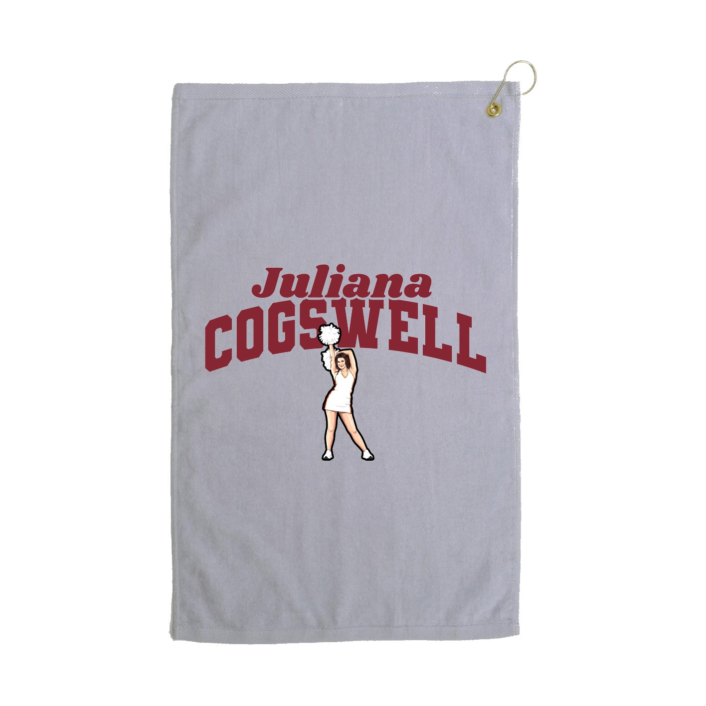 Golf Towel — Signature Arch in Grey