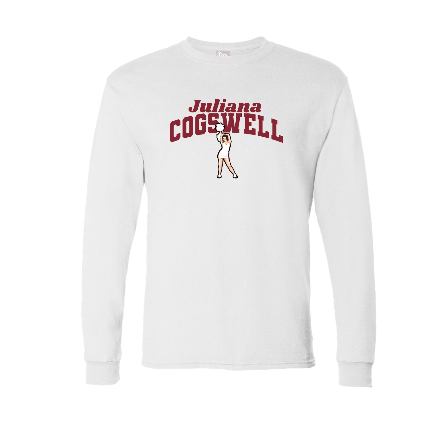 Long Sleeve Tee — Signature Arch in White