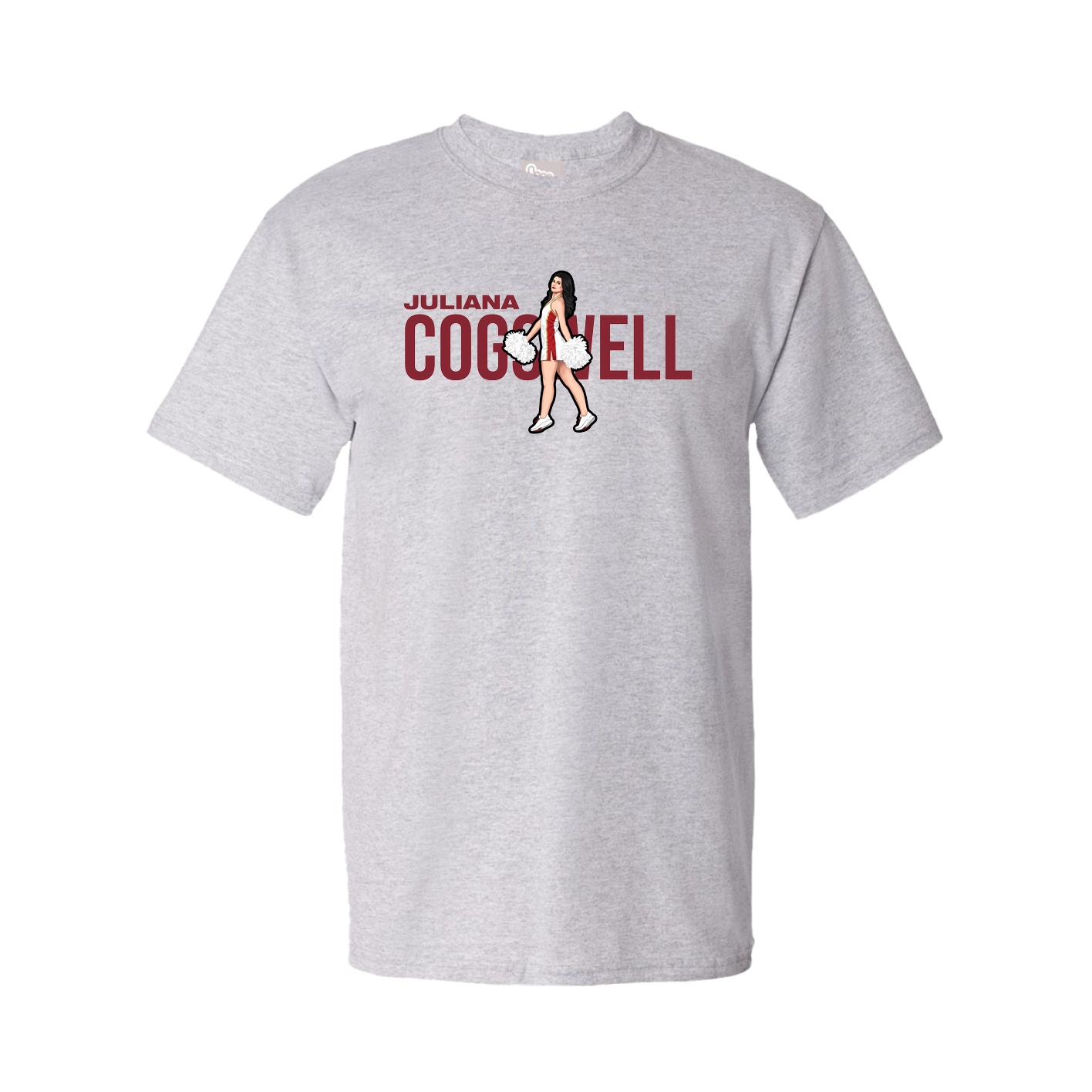 Youth Tee — Player Name in Grey