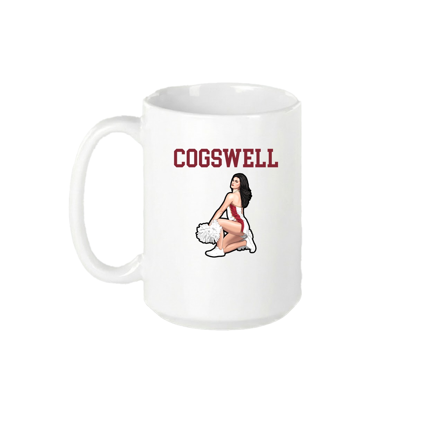 15oz Coffee Mug — Shirsey in White