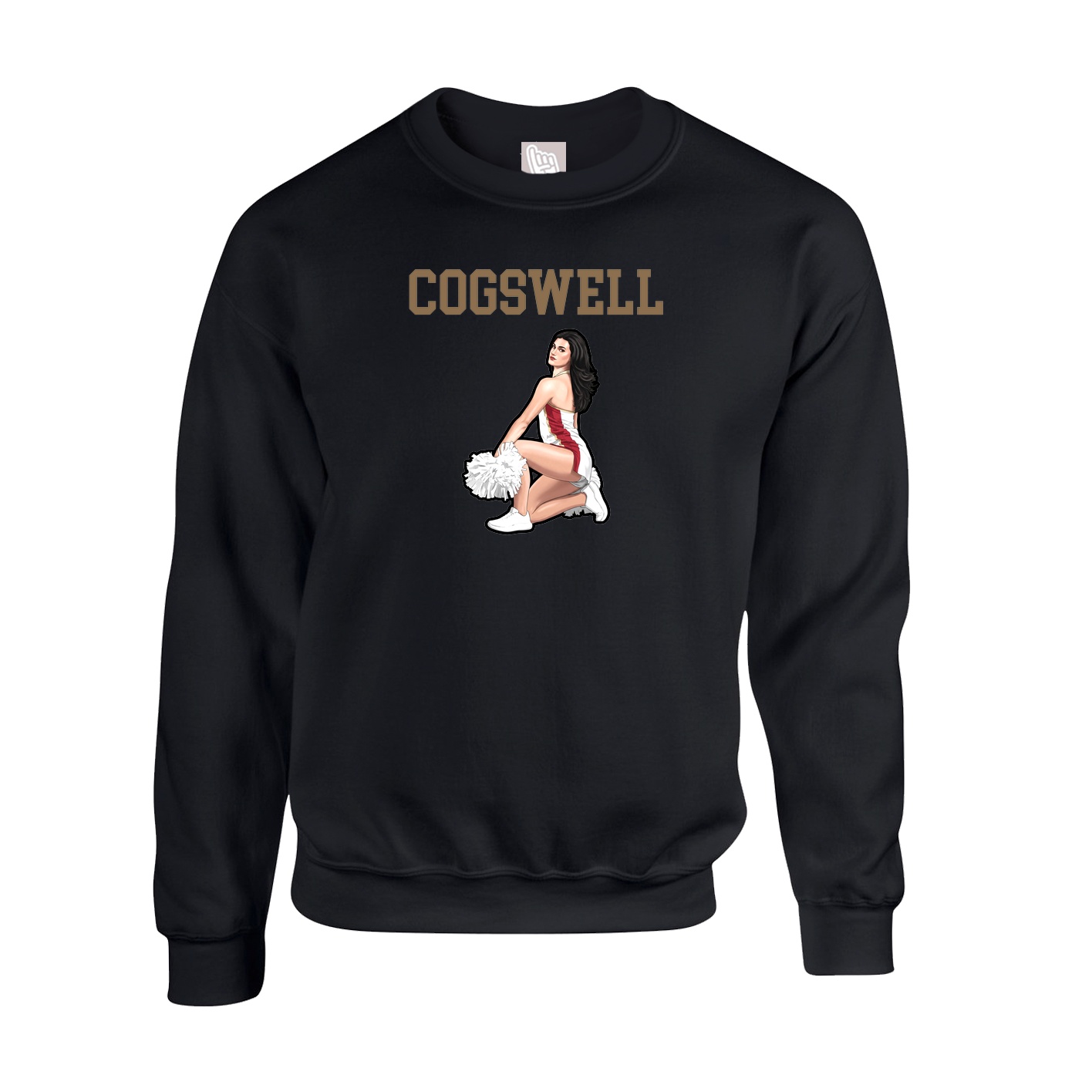 Fleece Crew — Shirsey in Black