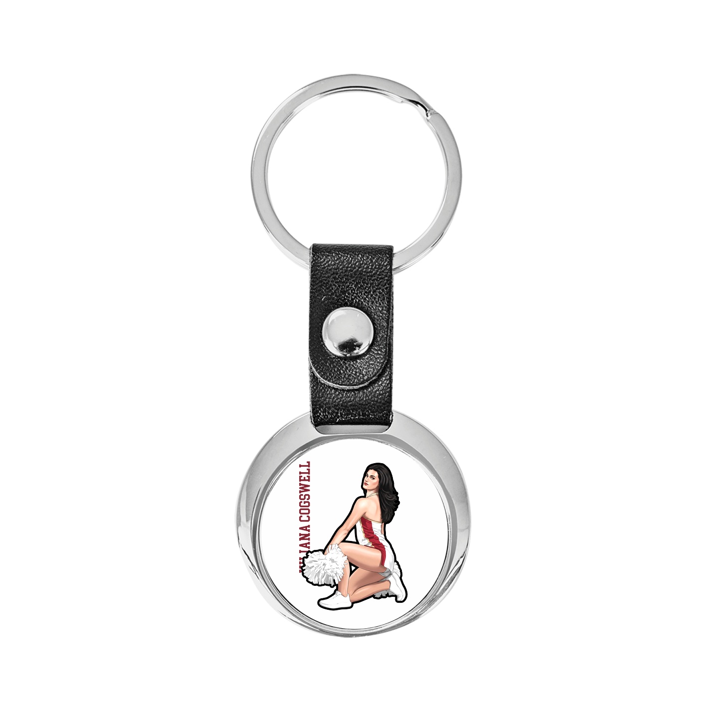 Key Chain — Name Vertical in Classic