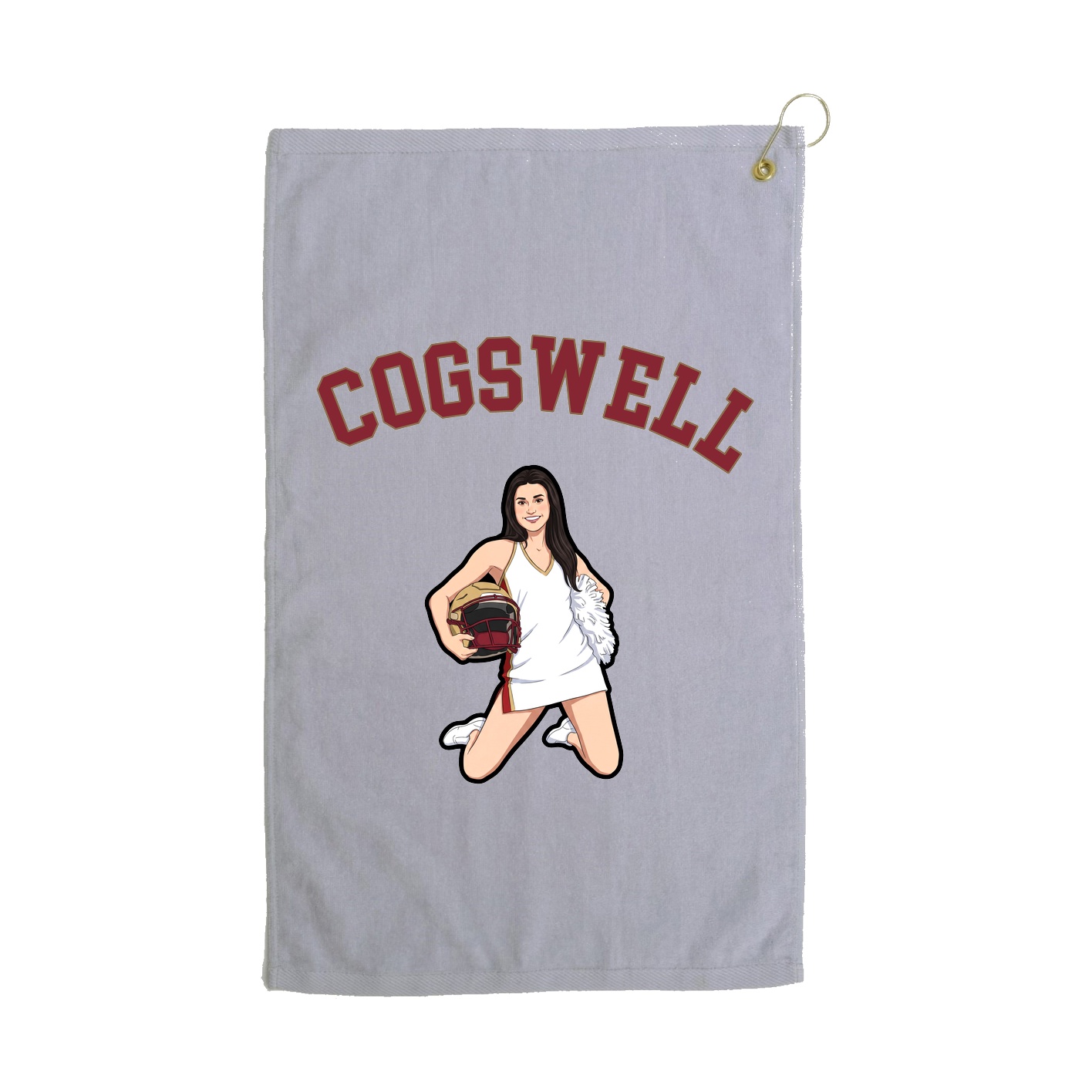 Golf Towel — Shirsey Arch in Grey