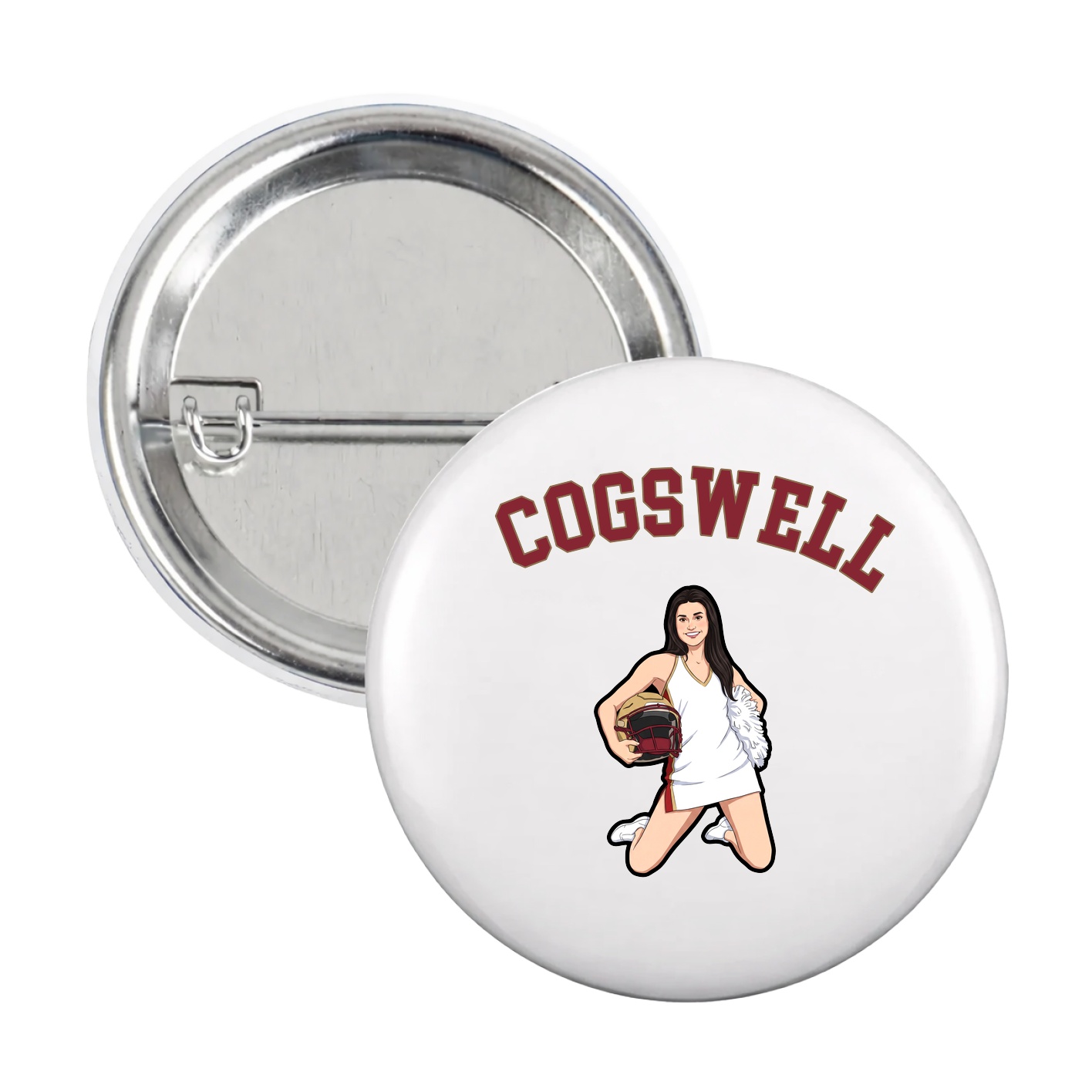 Game Day Button — Shirsey Arch in White