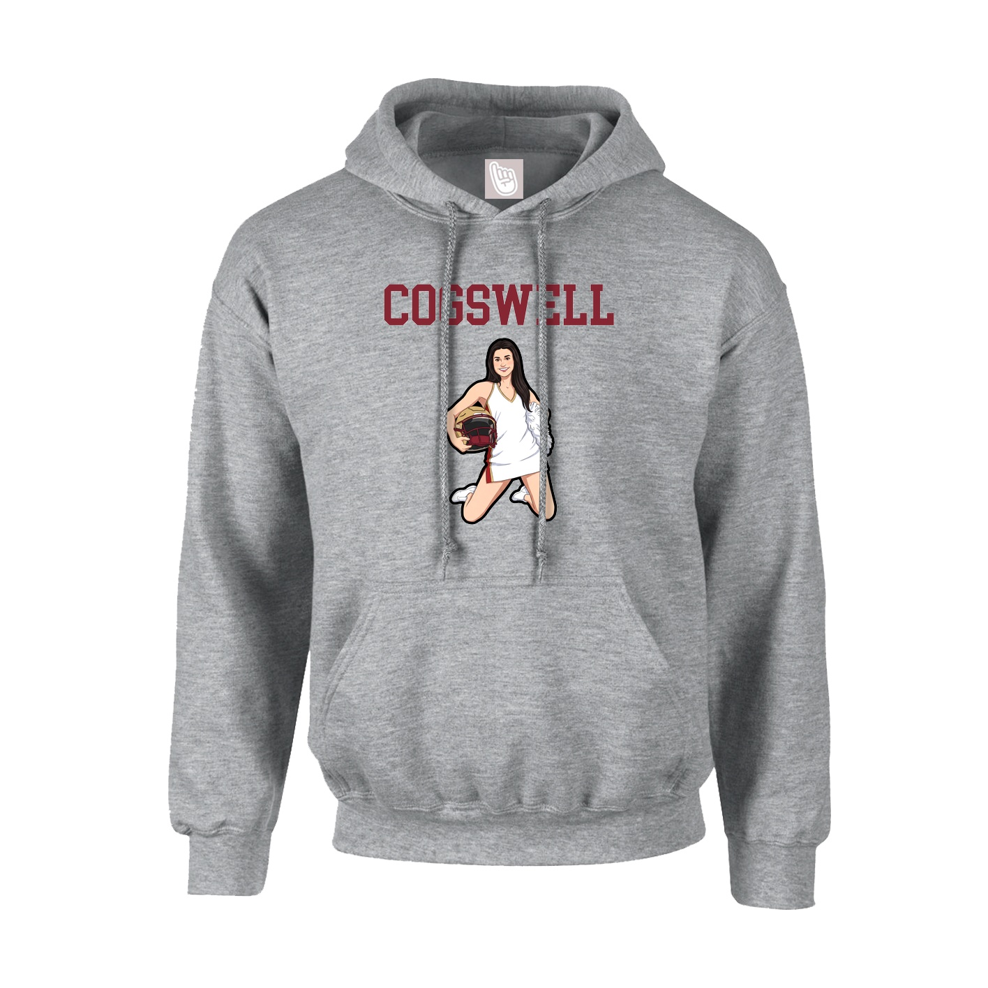 Hoodie — Shirsey in Grey