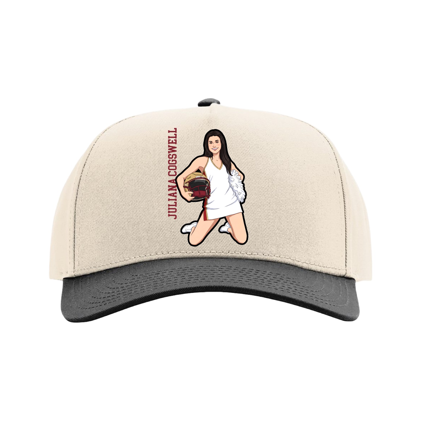Full Fabric Five-Panel Champ Cap