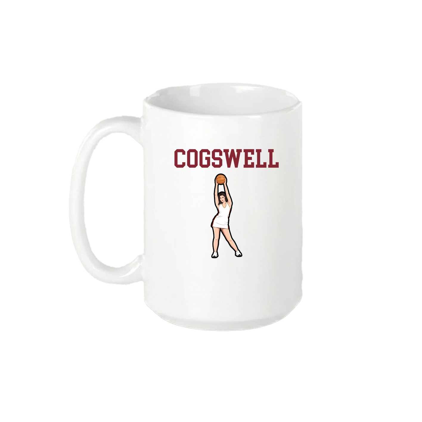 15oz Coffee Mug — Shirsey in White