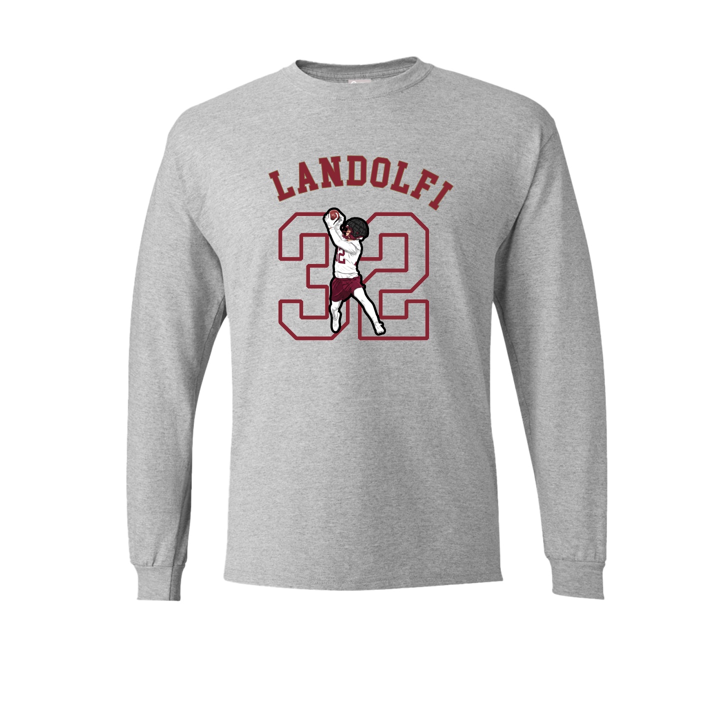 Long Sleeve Tee — Shirsey Arch in Grey