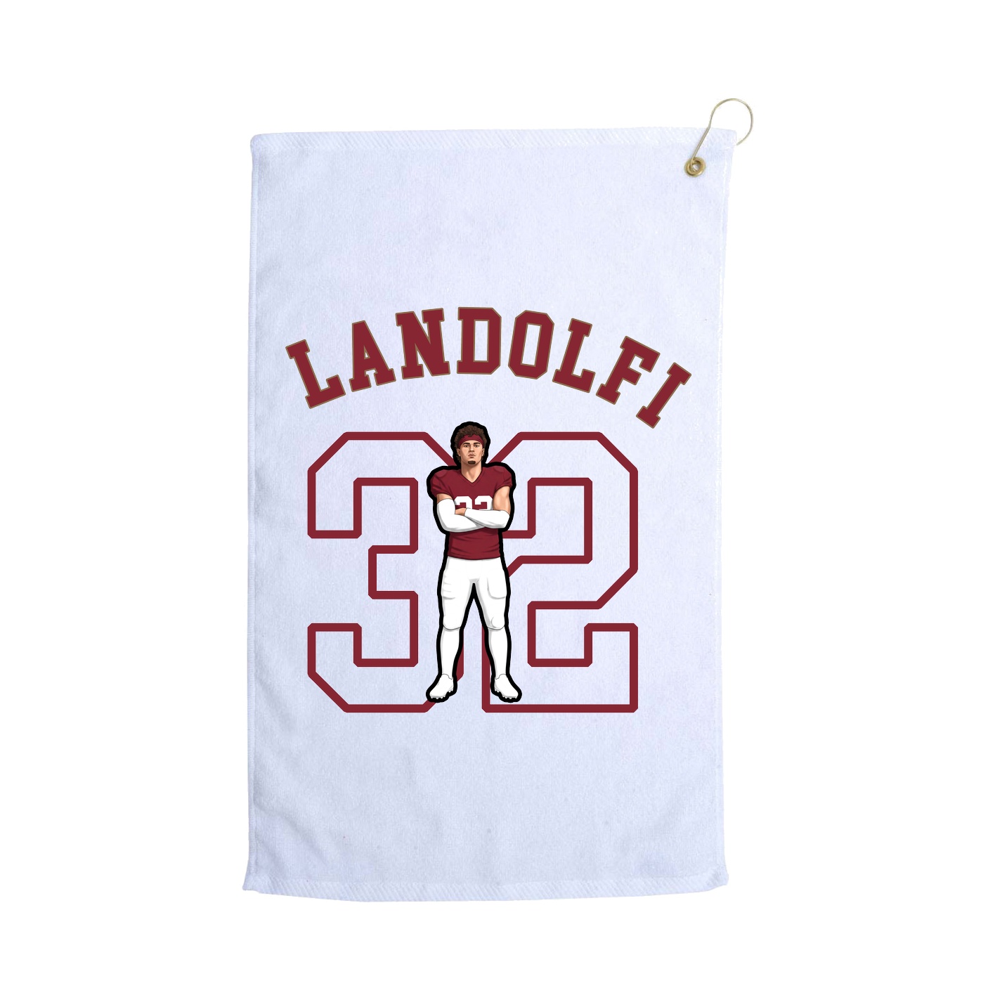 Golf Towel — Shirsey Arch in White