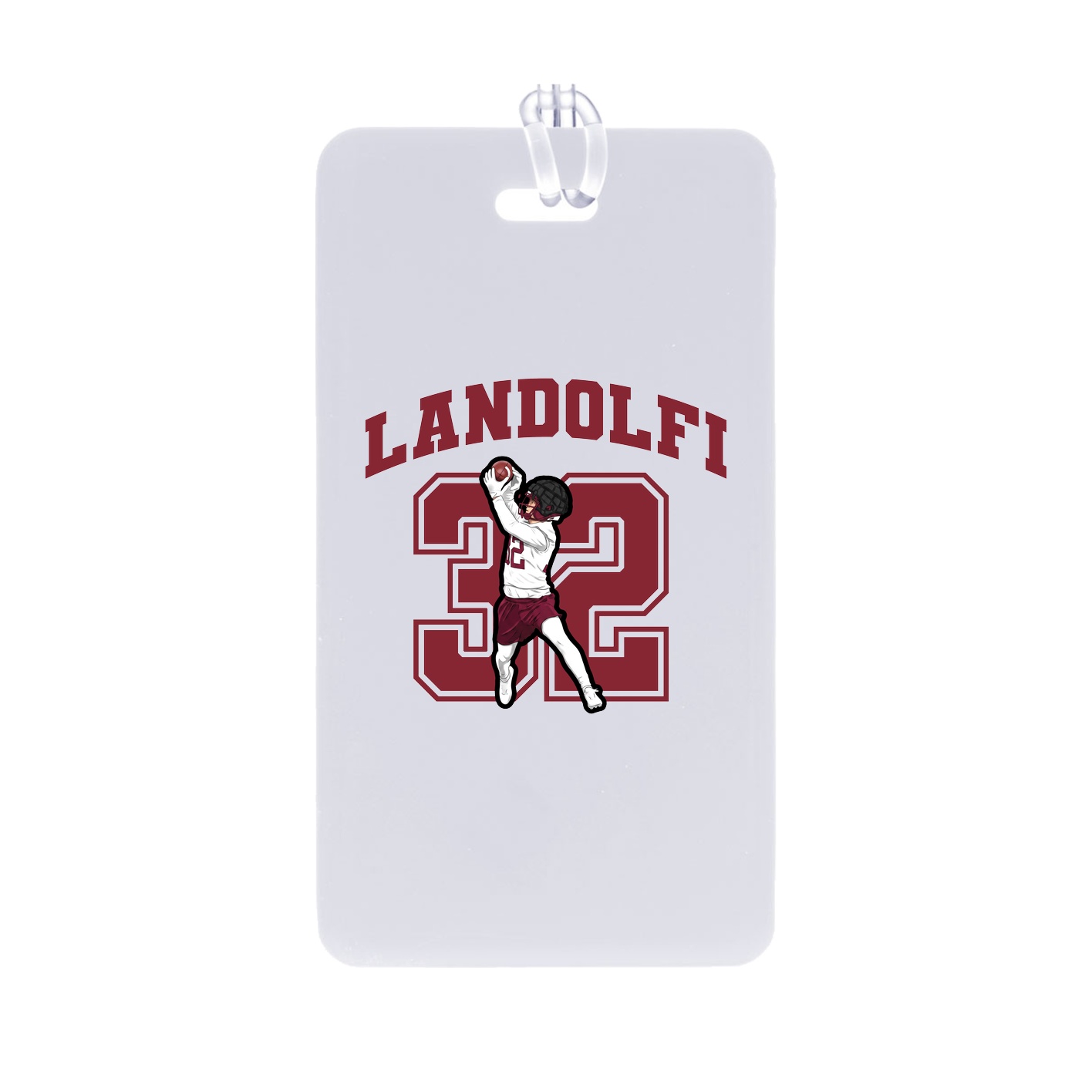Bag Tag — Number in Classic