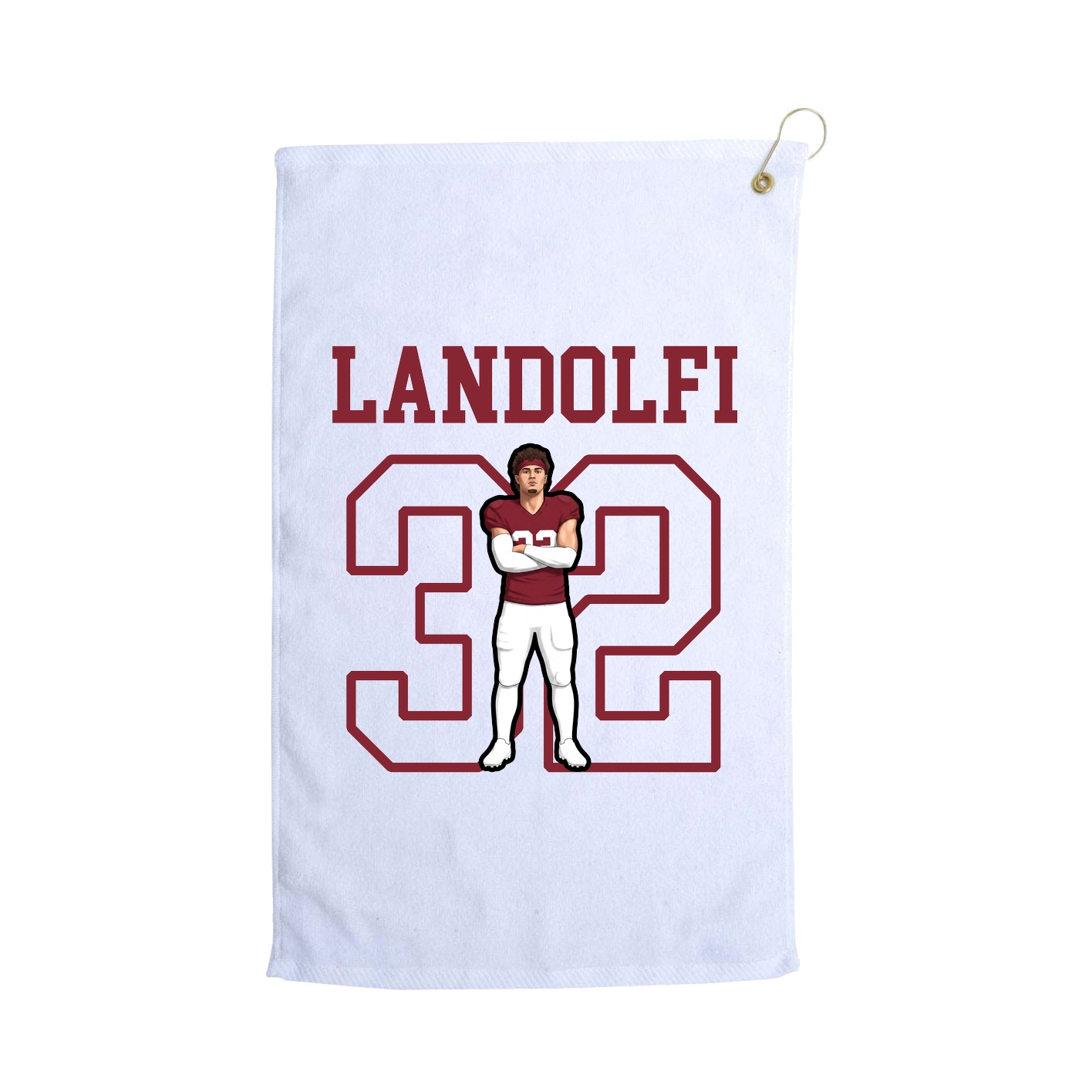 Golf Towel — Shirsey in White