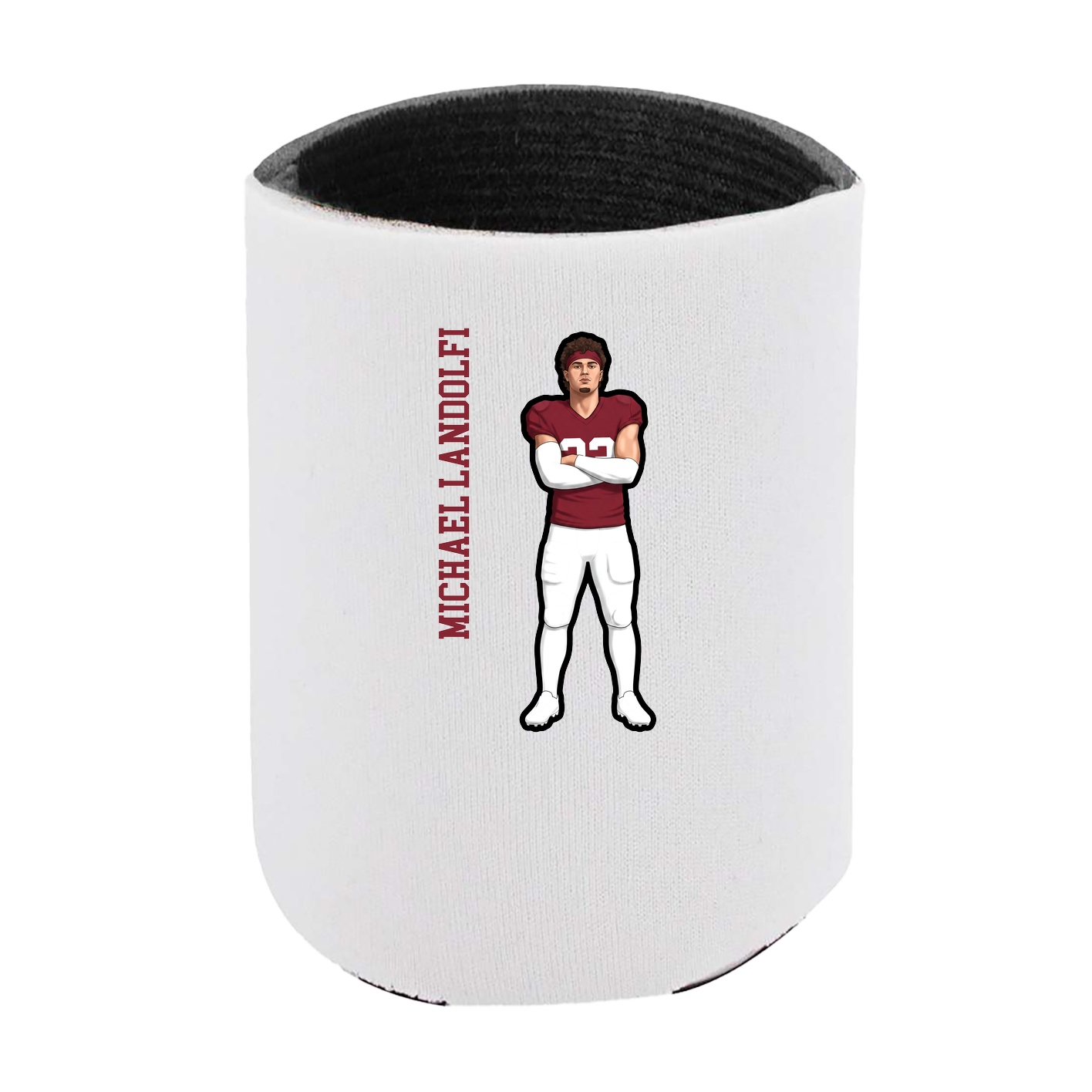 Can Holder — Name Vertical in White