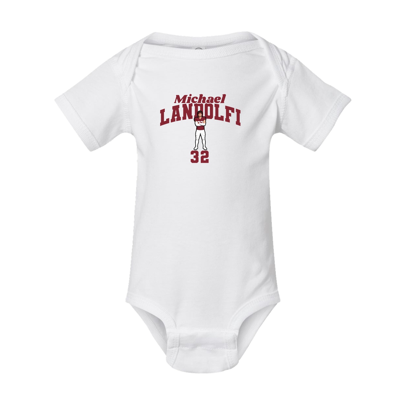 Baby Onesie — Signature Arch in White