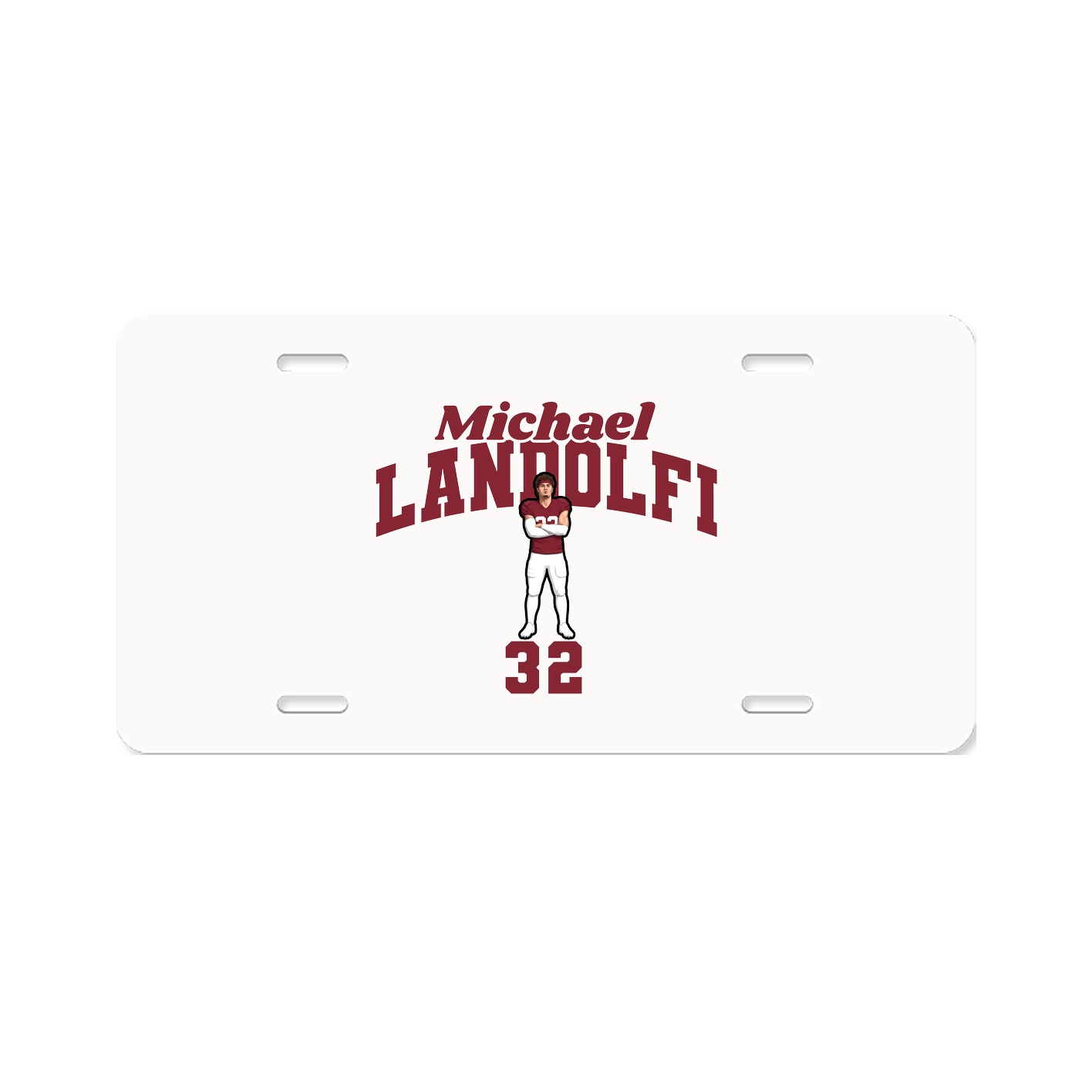 License Plate — Signature Arch in Classic
