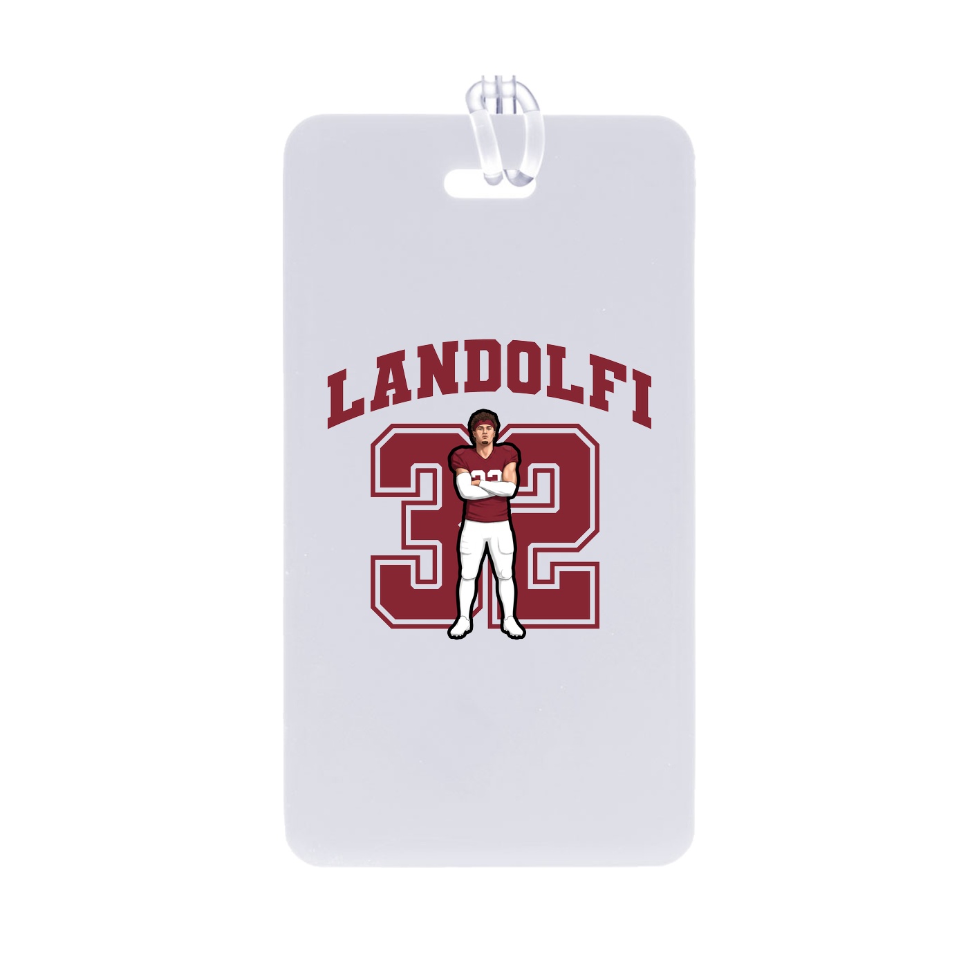 Bag Tag — Number in Classic