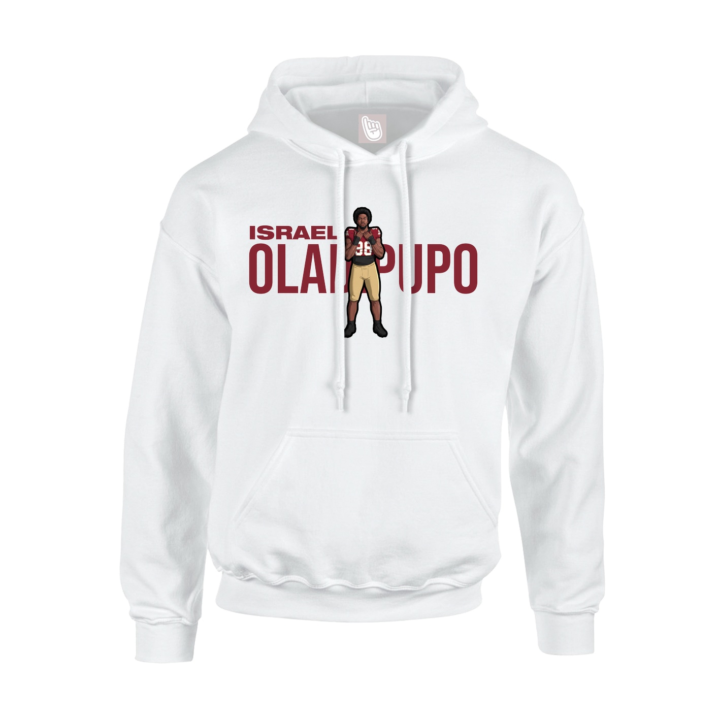 Hoodie — Player Name in White