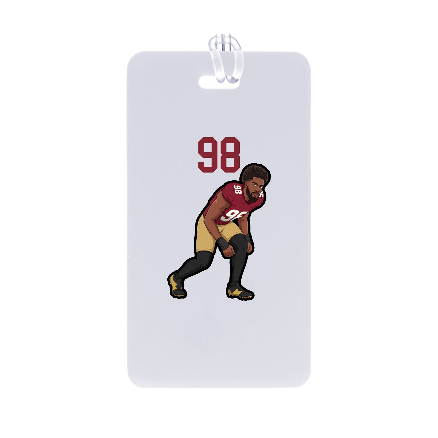 Bag Tag — Number Top in Classic