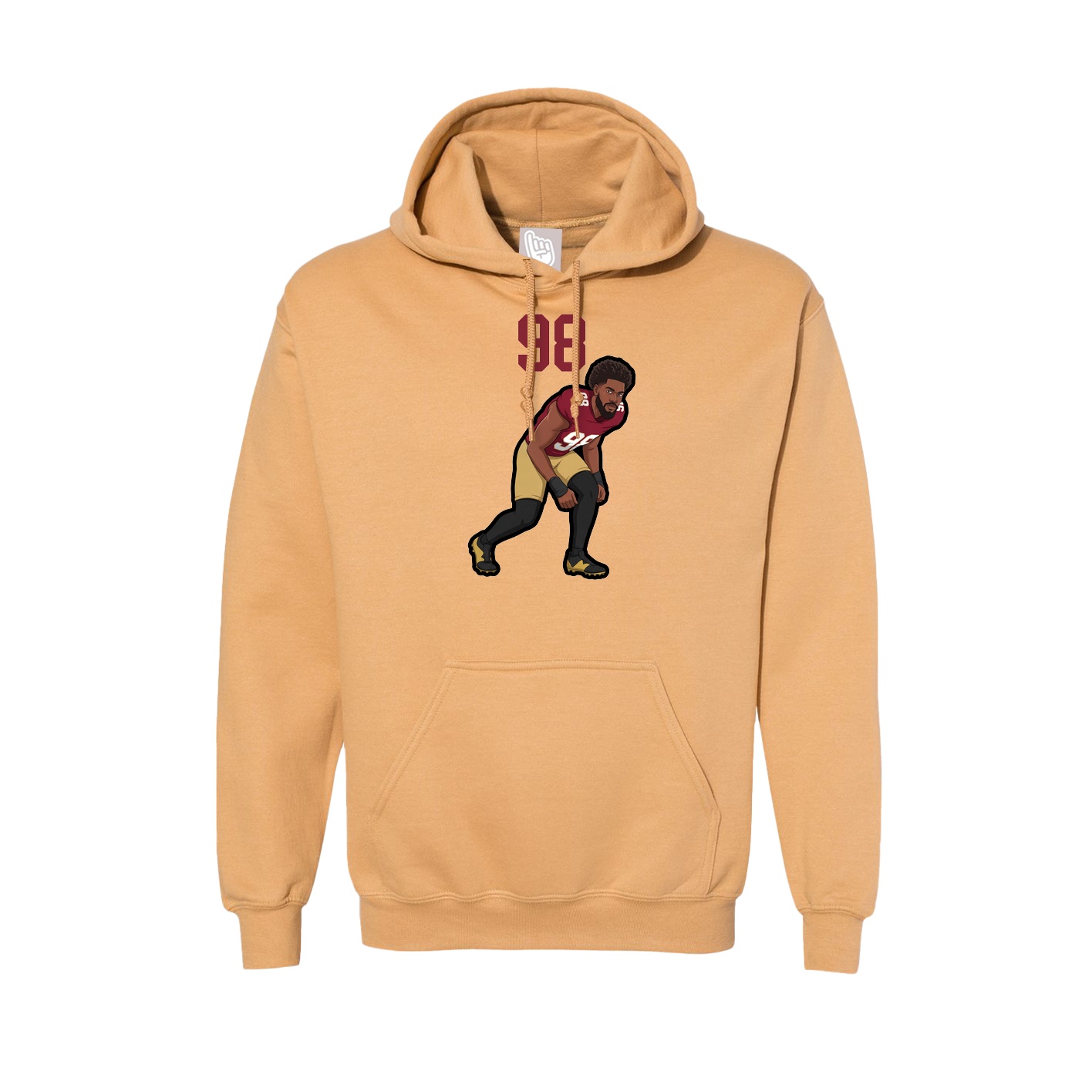 Hoodie — Number Top in Vegas Gold
