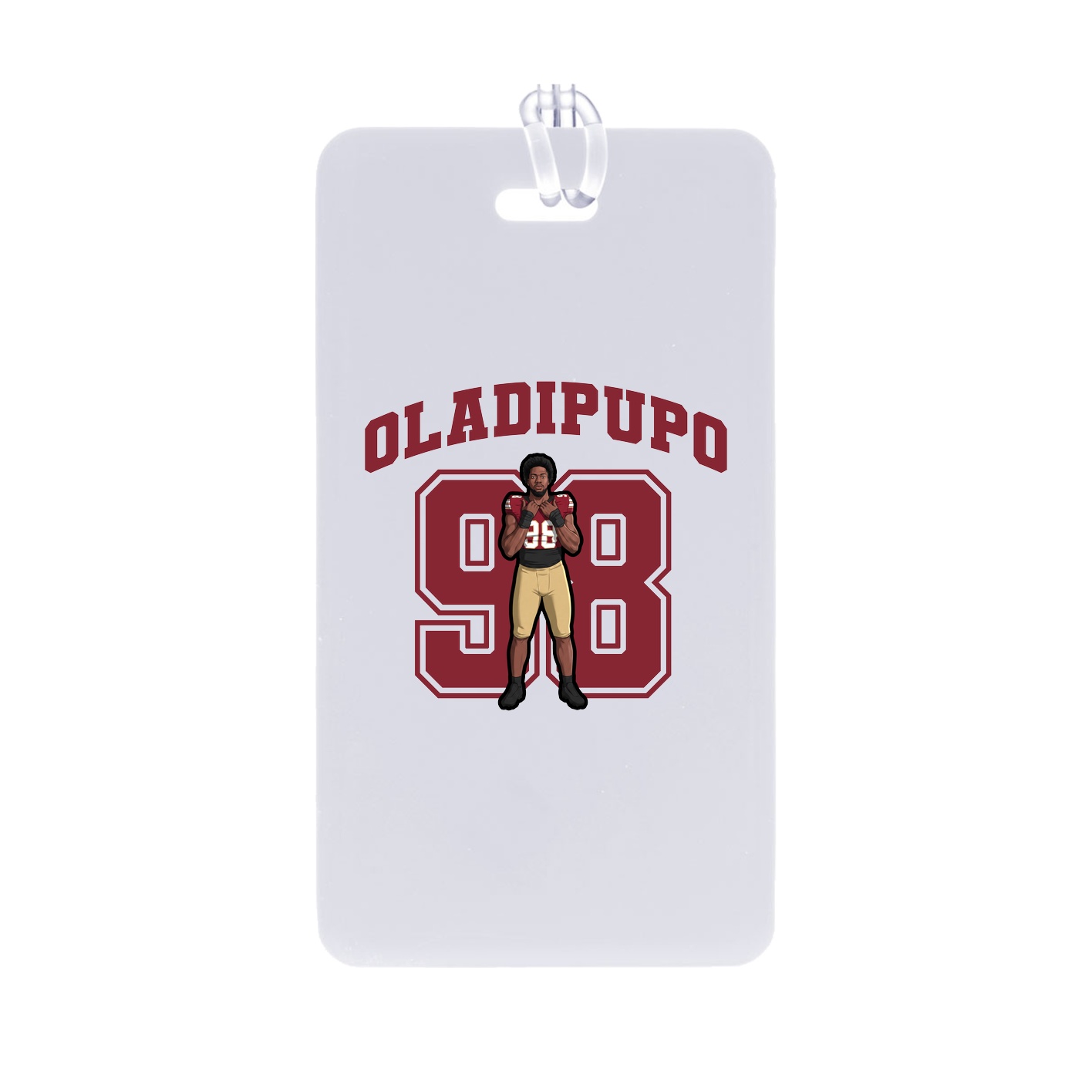 Bag Tag — Number in Classic