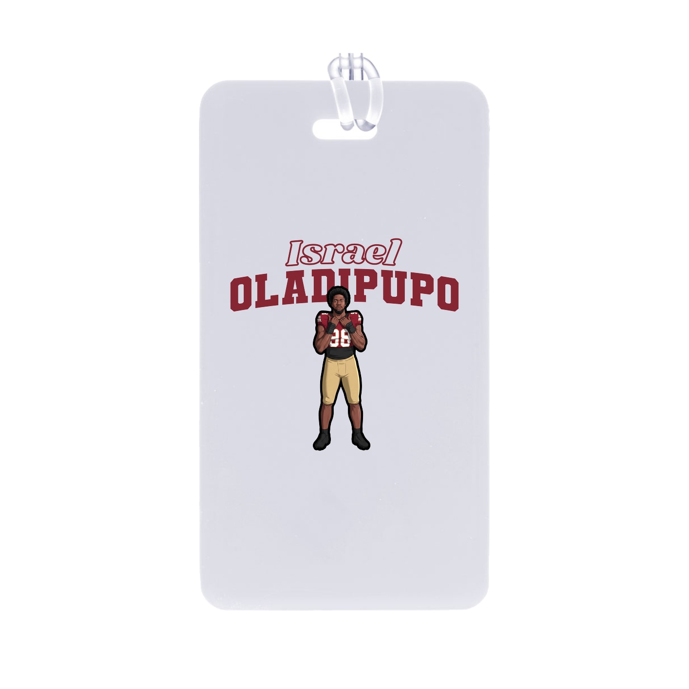Bag Tag — Name Arch in Classic