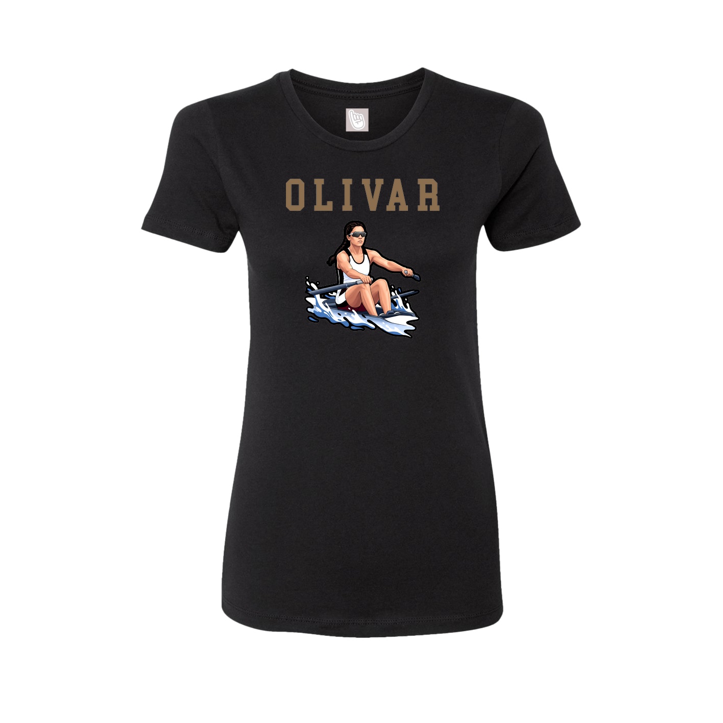 Fitted Women's Tee — Shirsey in Black