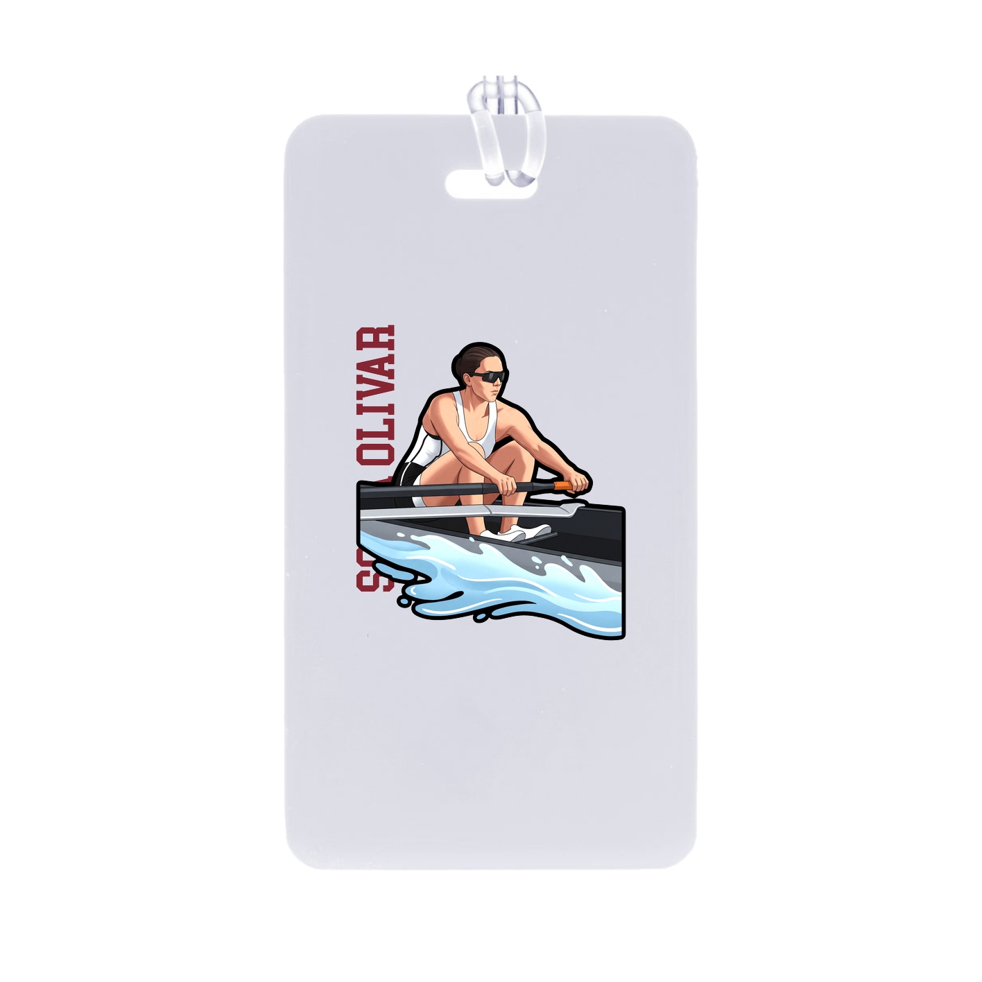 Bag Tag — Name Vertical in Classic
