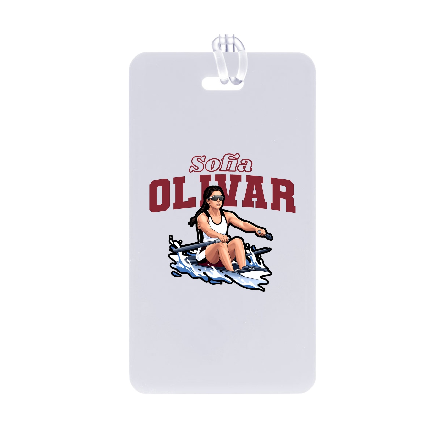 Bag Tag — Name Arch in Classic