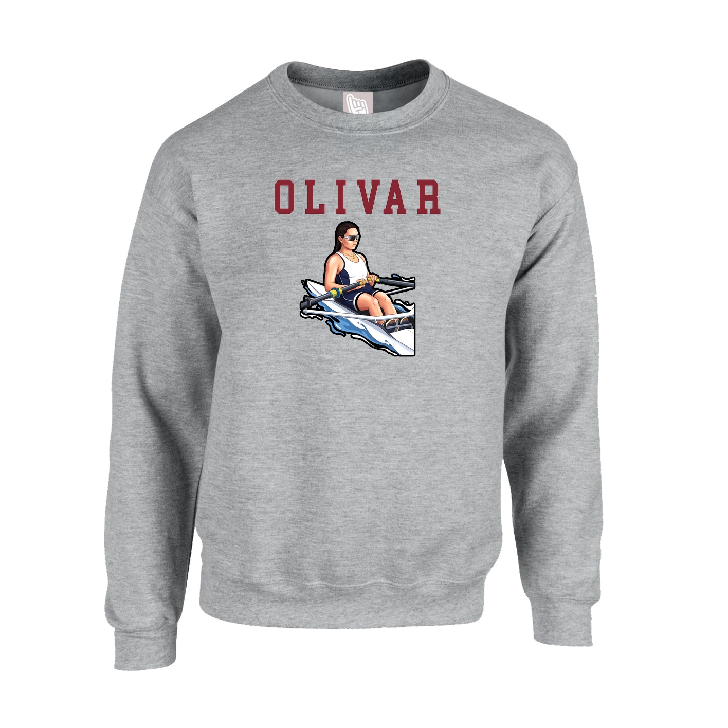 Fleece Crew — Shirsey in Grey