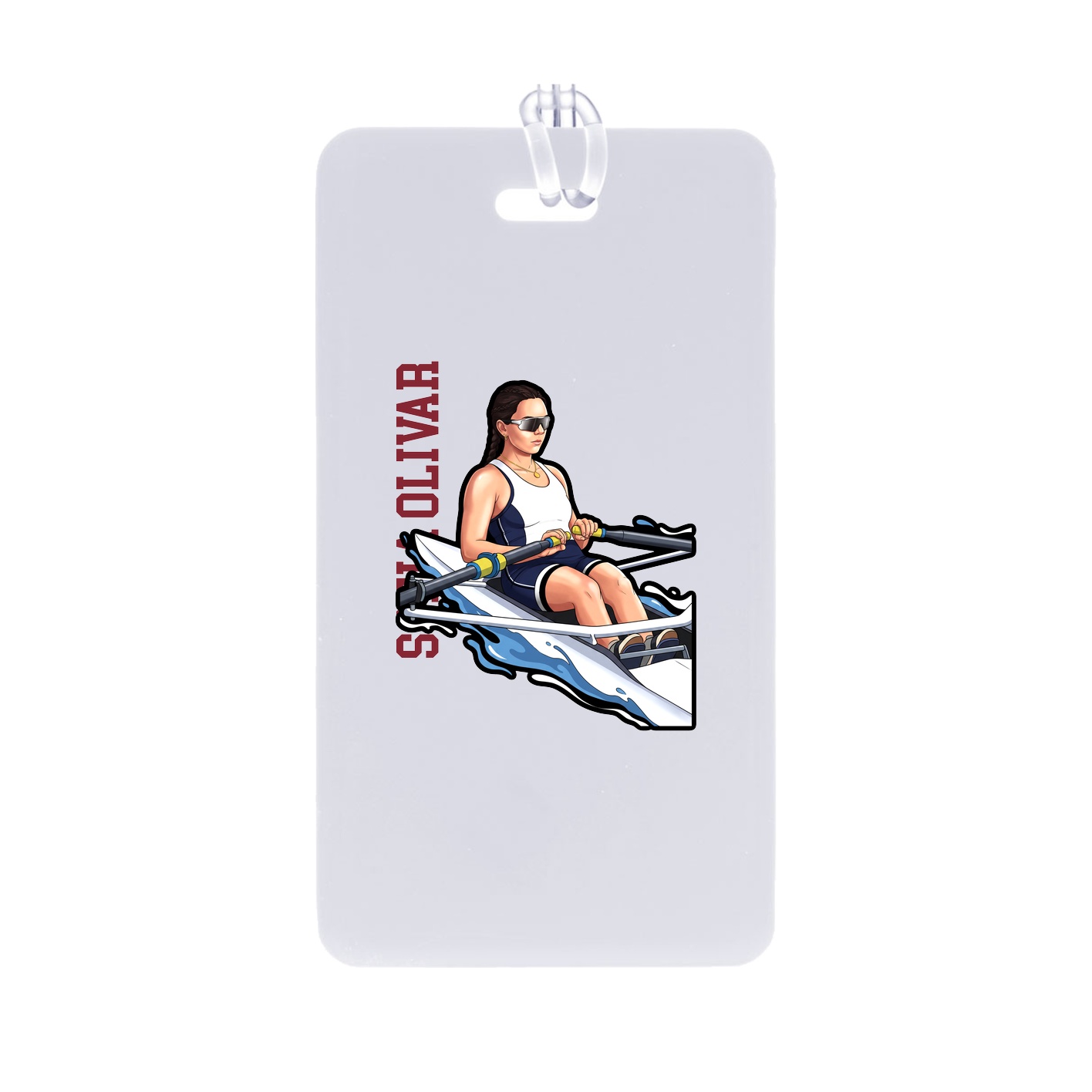 Bag Tag — Name Vertical in Classic