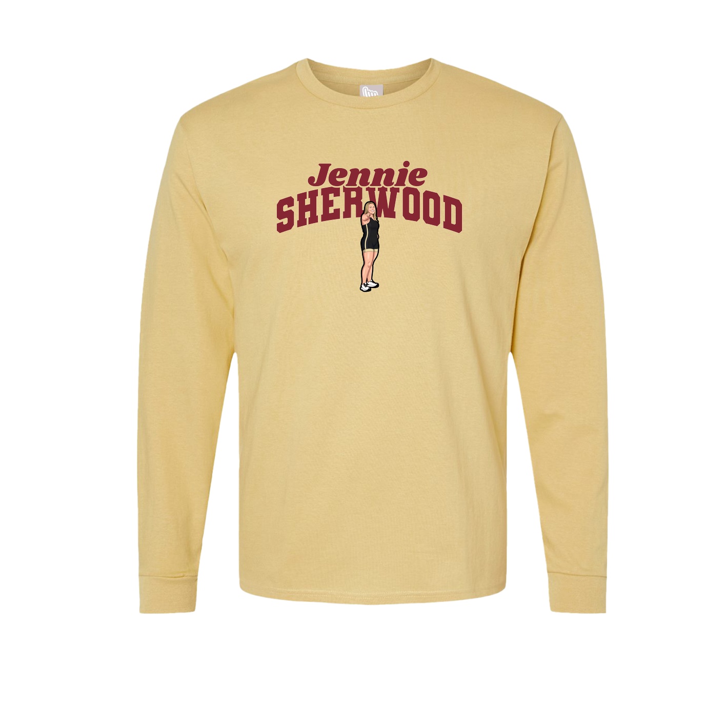 Long Sleeve Tee — Signature Arch in Vegas Gold