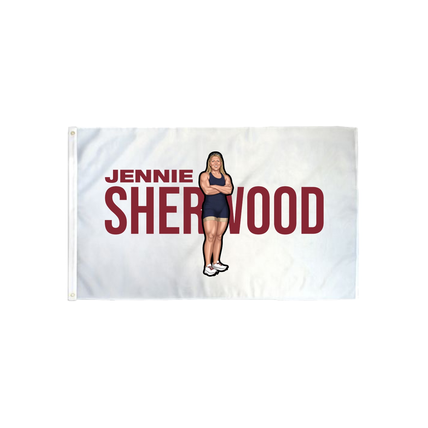 3x5 Flag — Player Name in Classic