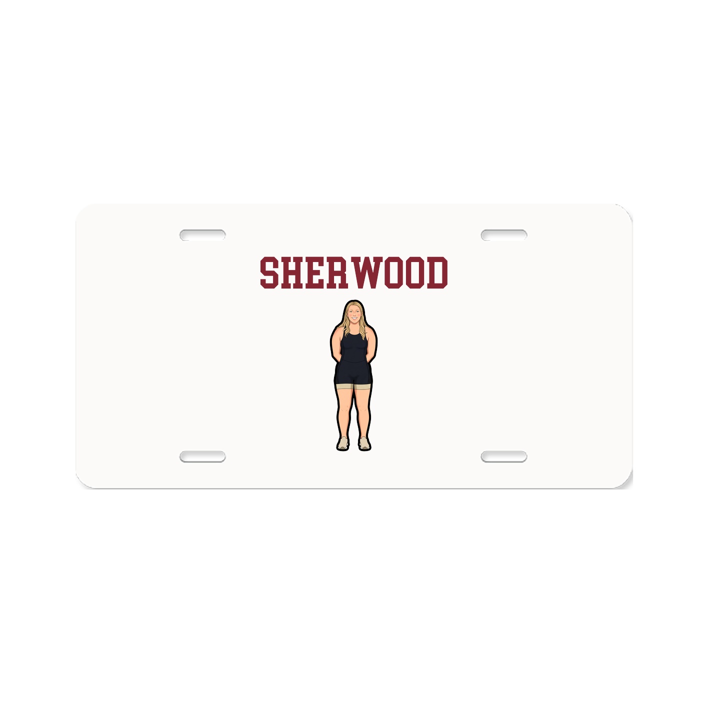 License Plate — Shirsey in Classic
