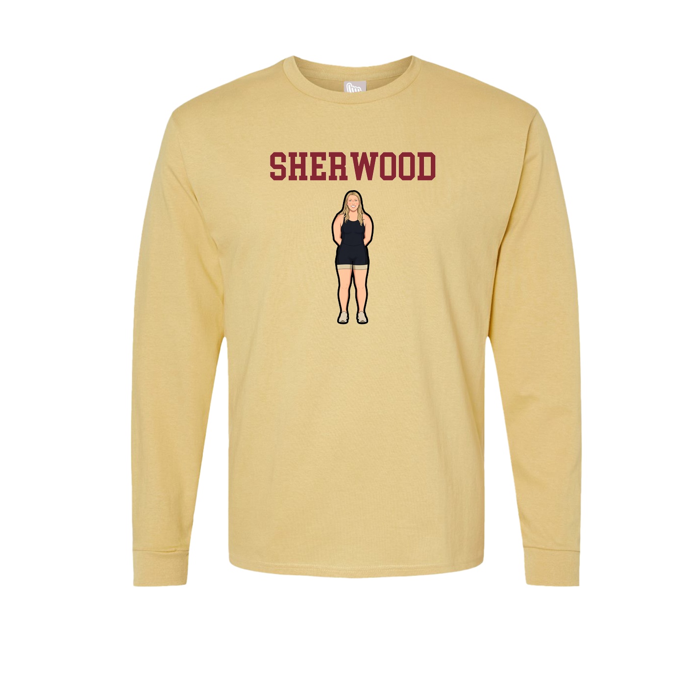 Long Sleeve Tee — Shirsey in Vegas Gold
