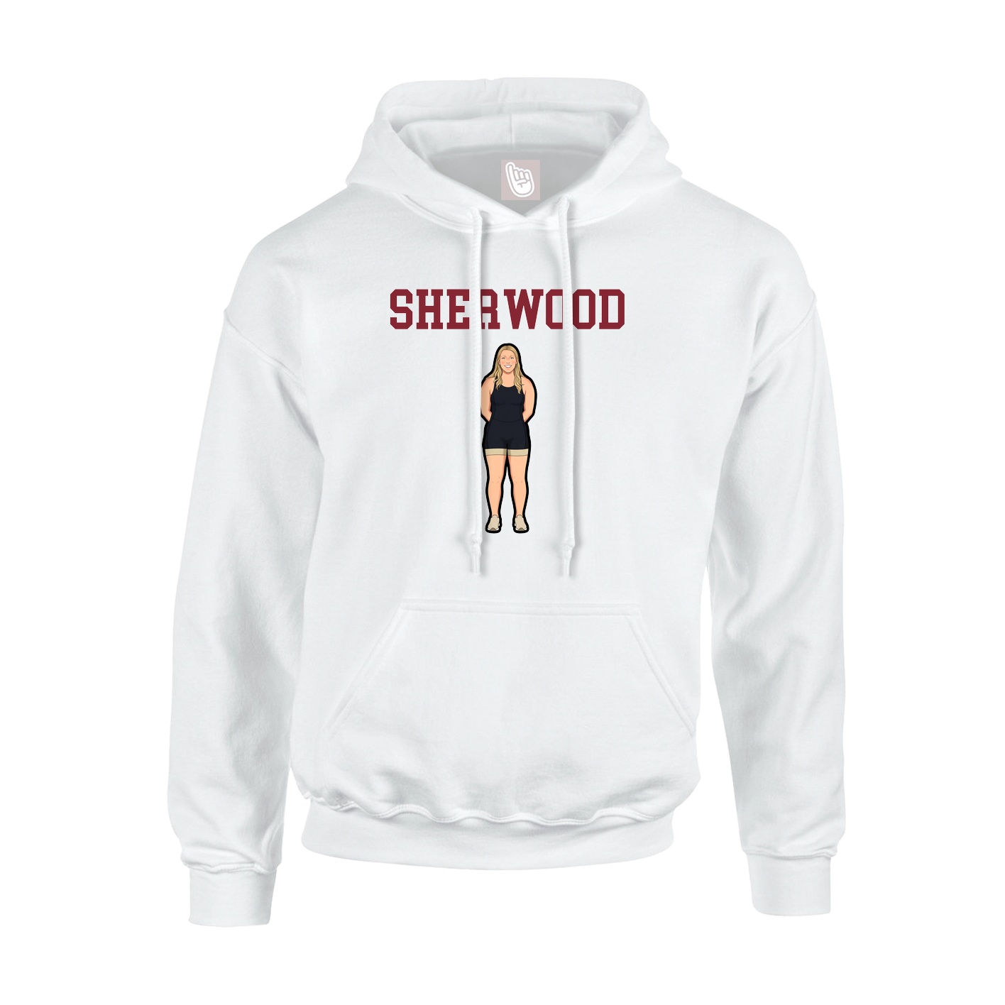 Youth Hoodie — Shirsey in White