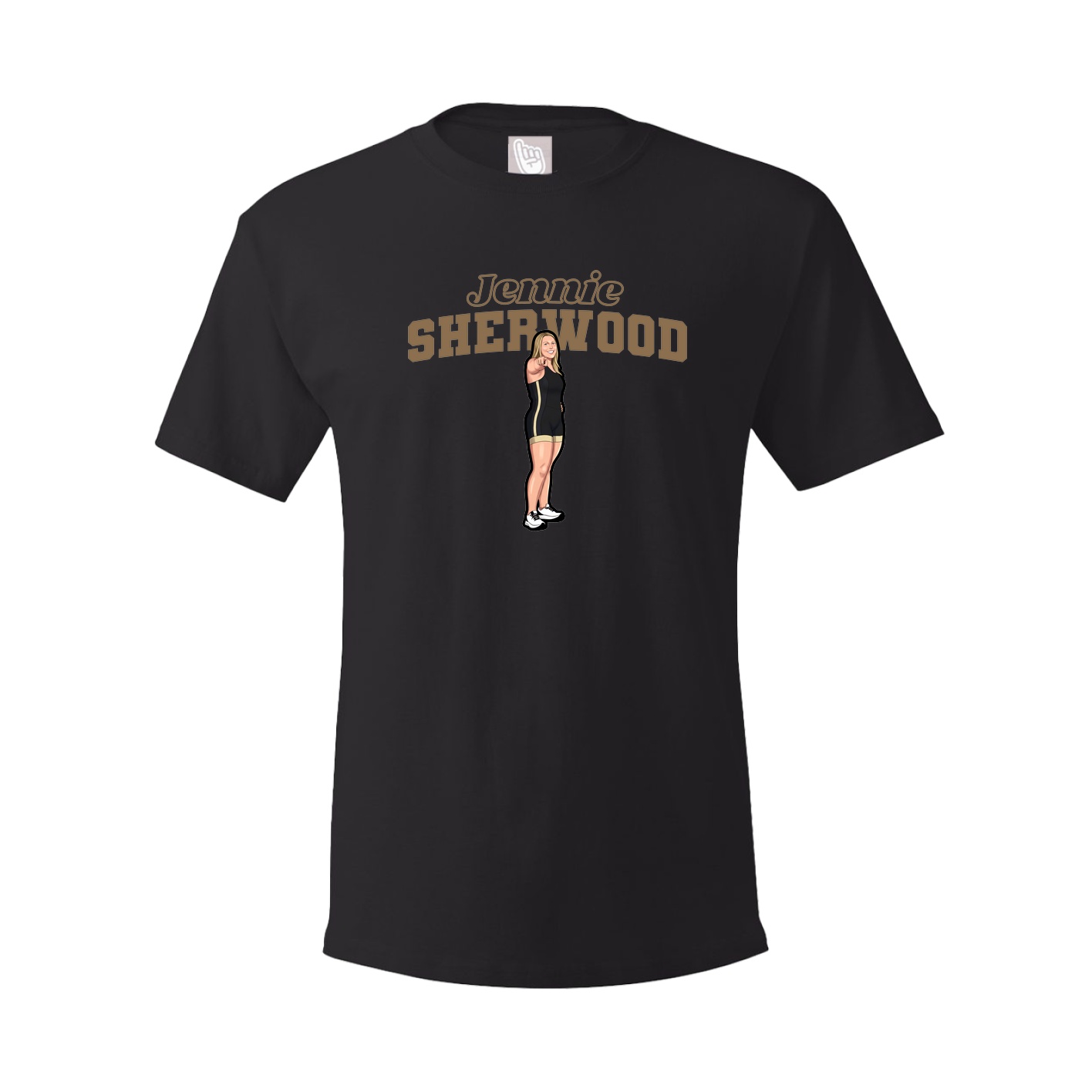 Tee — Name Arch in Black