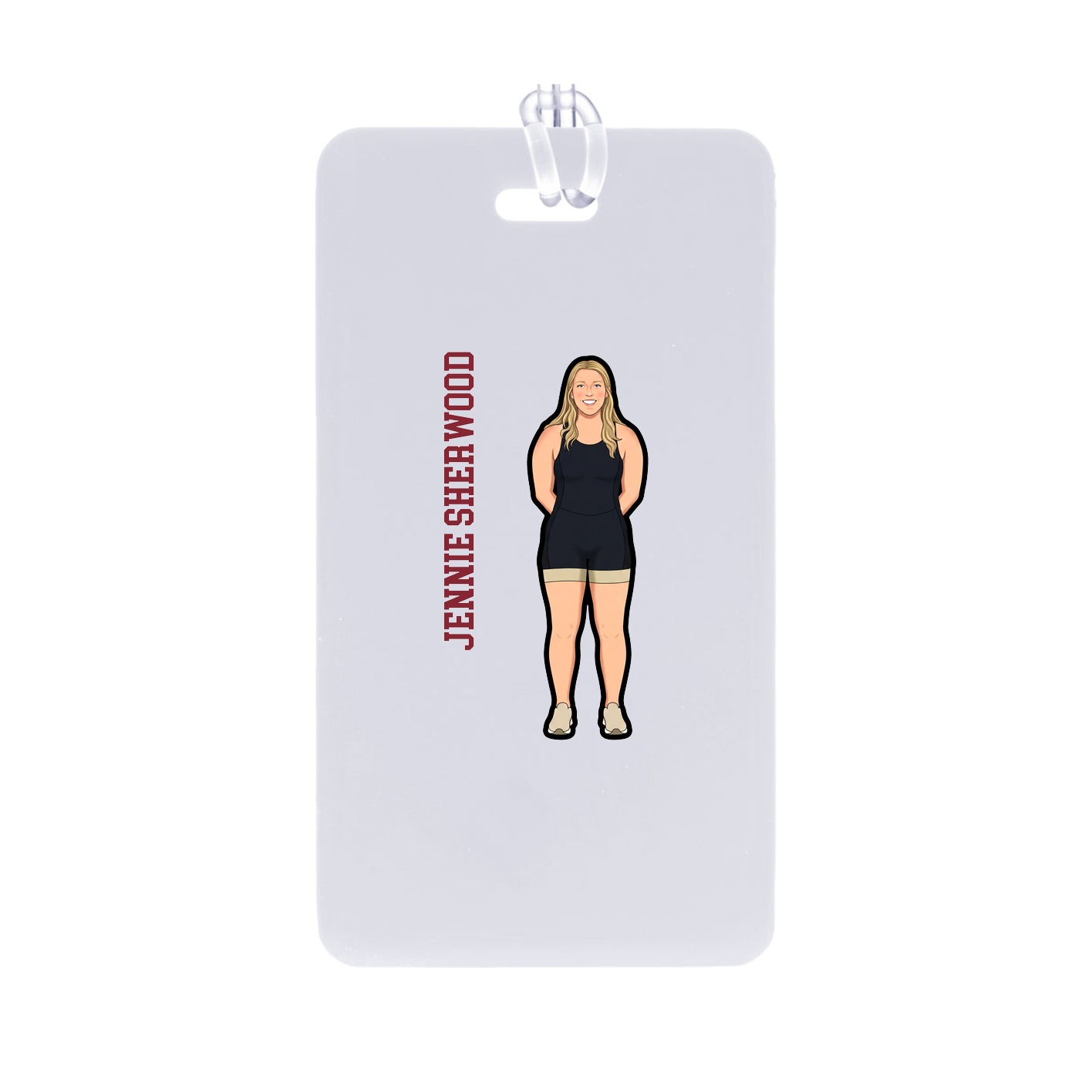 Bag Tag — Name Vertical in Classic