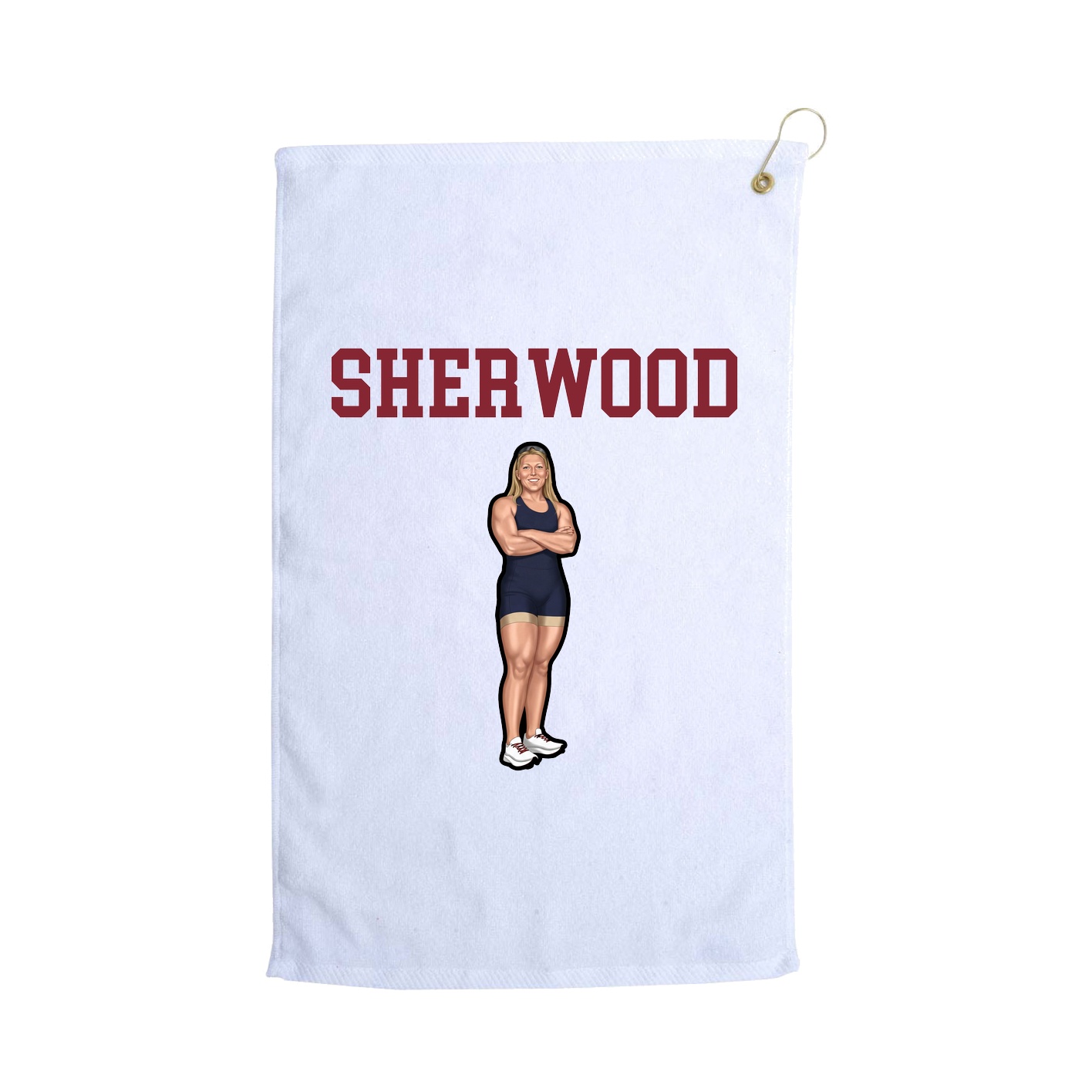Golf Towel — Shirsey in White