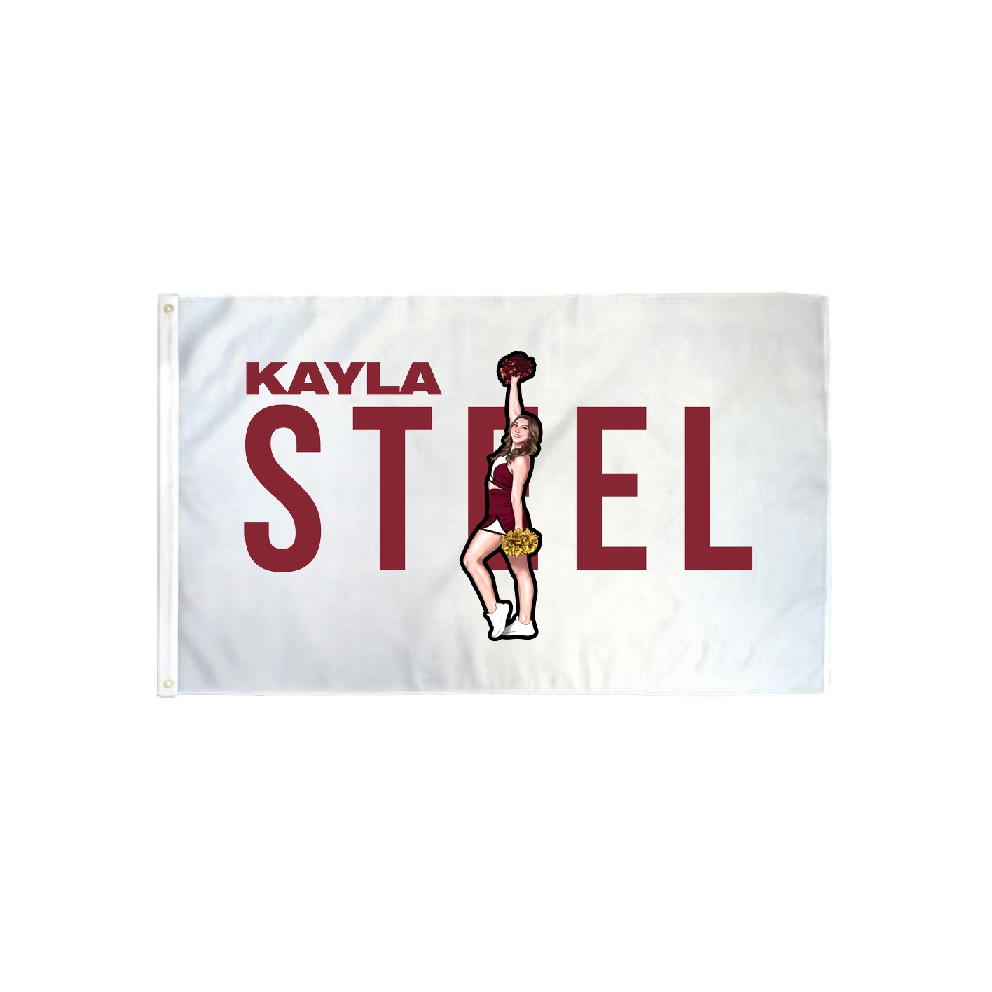 3x5 Flag — Player Name in Classic